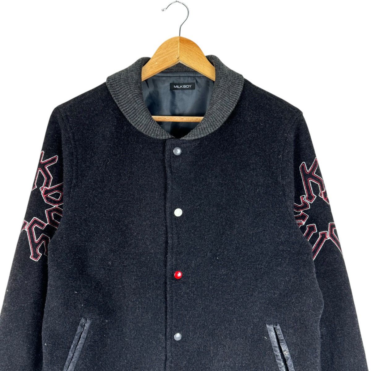 Japanese Brand ❄️MILK BOY JAPAN VARSITY JACKET Size US M / EU 48-50 / 2 - 3 Thumbnail