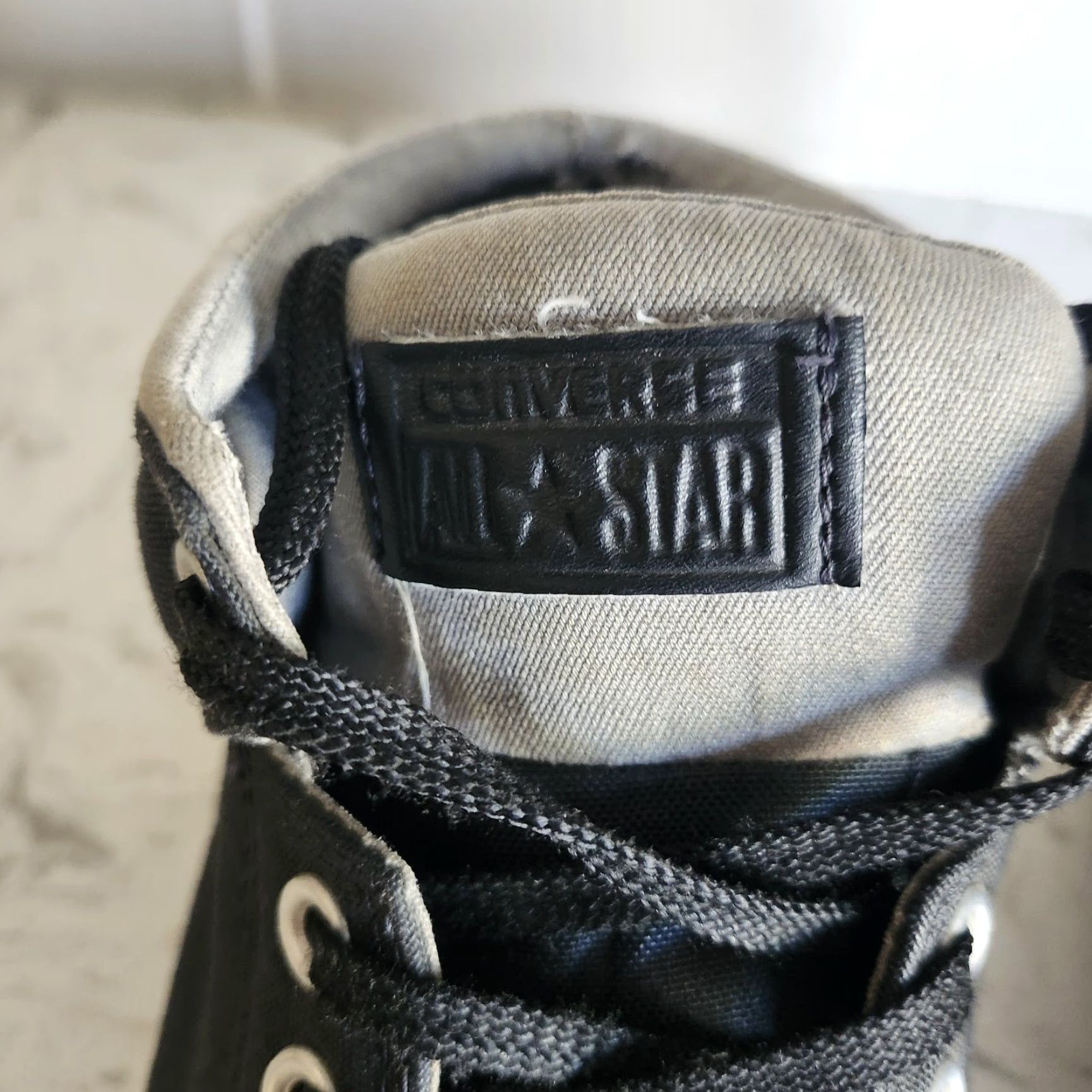 Converse Converse All Star High Top Cordura Black 157451C 8M Men Sneaker Lace Up Casual Workwear Activewear Size US M / EU 48-50 / 2 - 6 Thumbnail