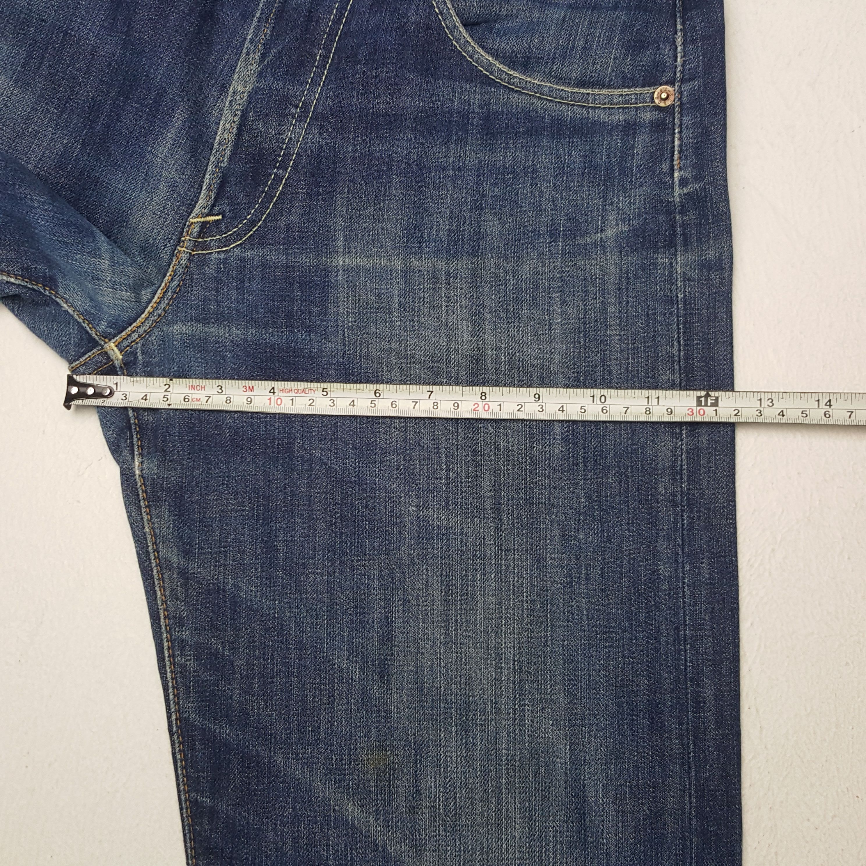 Japanese Brand × Vintage Vintage Evisu Japan Custom Daicock Denim Jeans Size US 31 - 9 Thumbnail