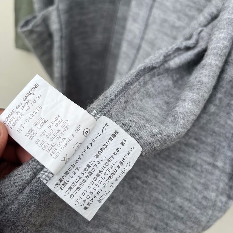 Comme des Garcons × Comme des Garcons Homme AD1997 Comme des Garcons Wool Zipper Shirt Size US L / EU 52-54 / 3 - 8 Thumbnail