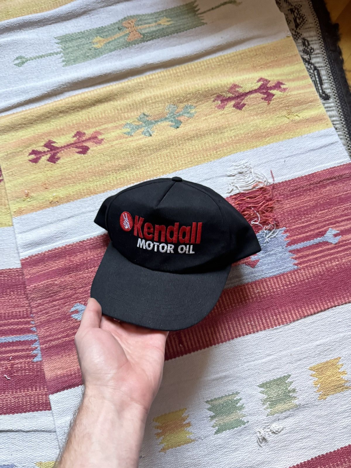 Vintage 00’s Kendall Motor Oil Work Hat Size ONE SIZE - 2 Thumbnail