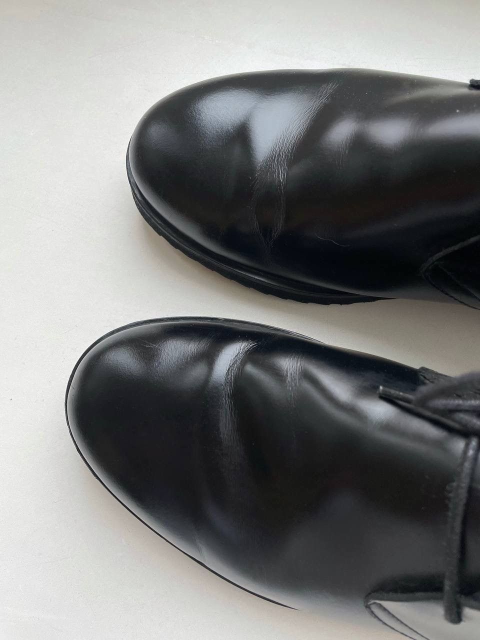 Cos COS Men Black Leather Chukka Boots Classic Shoes Size 42 Size US 9 / EU 42 - 6 Thumbnail