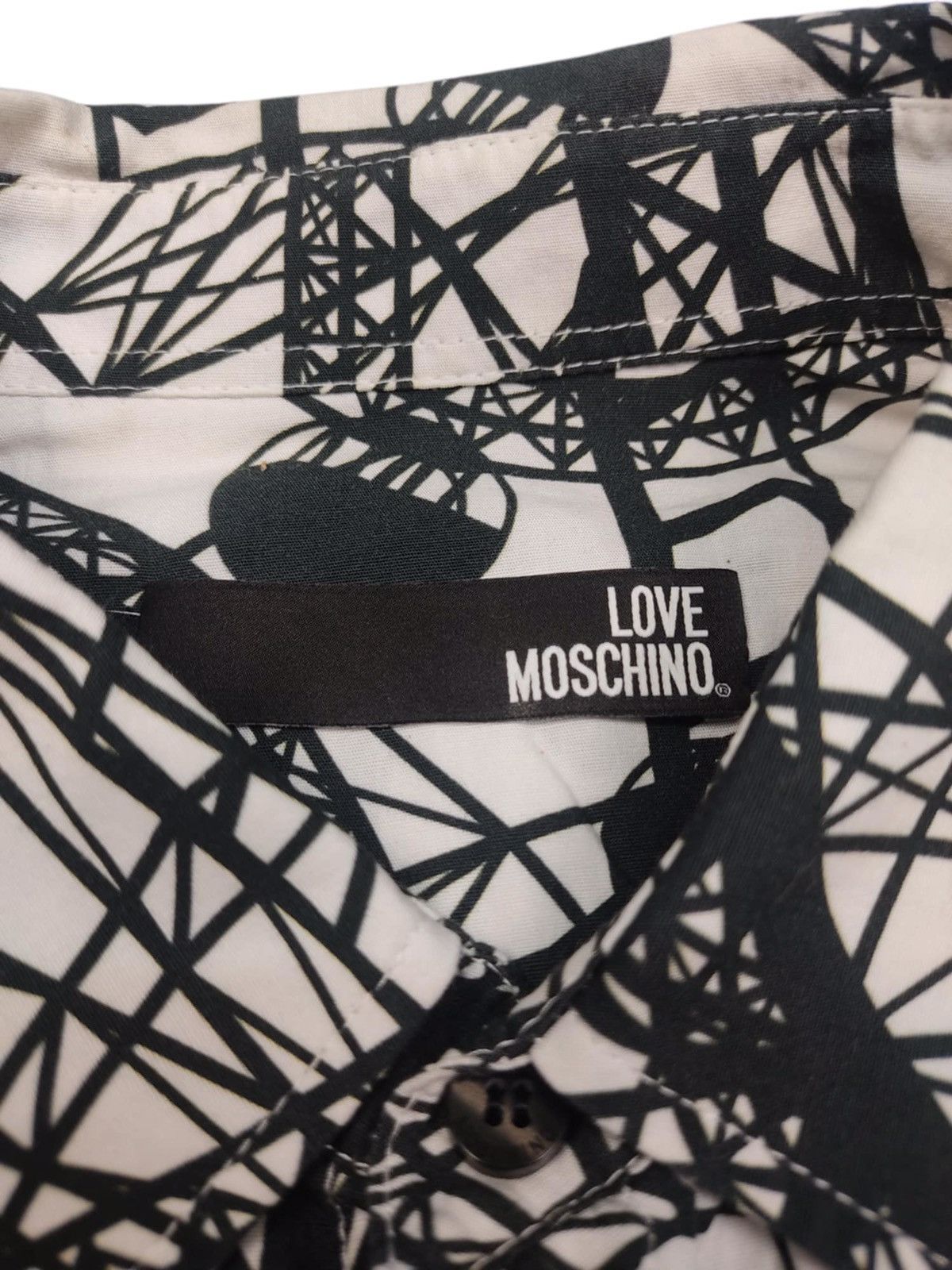 Japanese Brand × Moschino Love MOSCHINO Rollercoaster Print Polo Shirt Size US M / EU 48-50 / 2 - 4 Thumbnail
