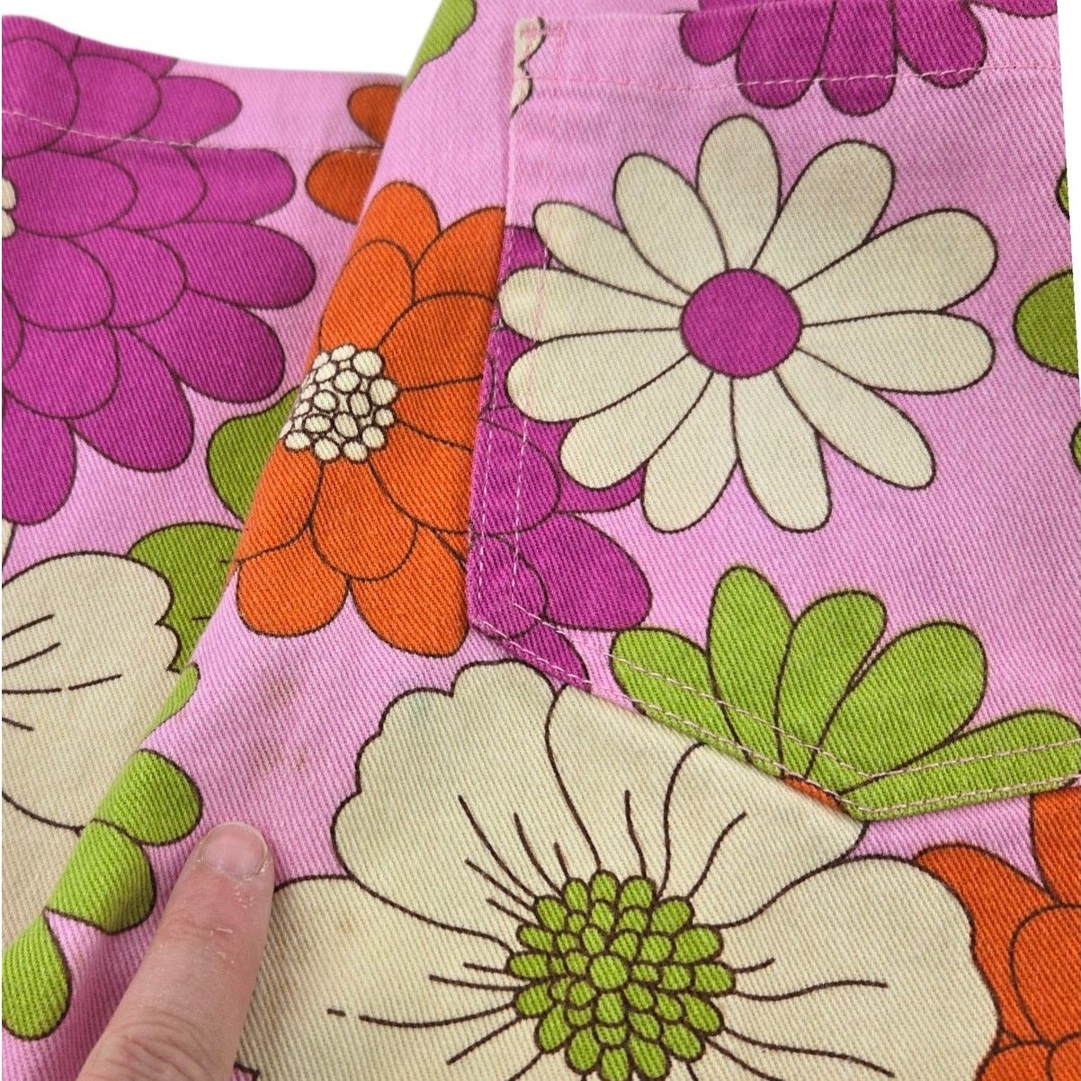 Other Princess Highway | Flower Print Flair High Rise Jeans | 10 Size 32" / US 10 / IT 46 - 5 Thumbnail