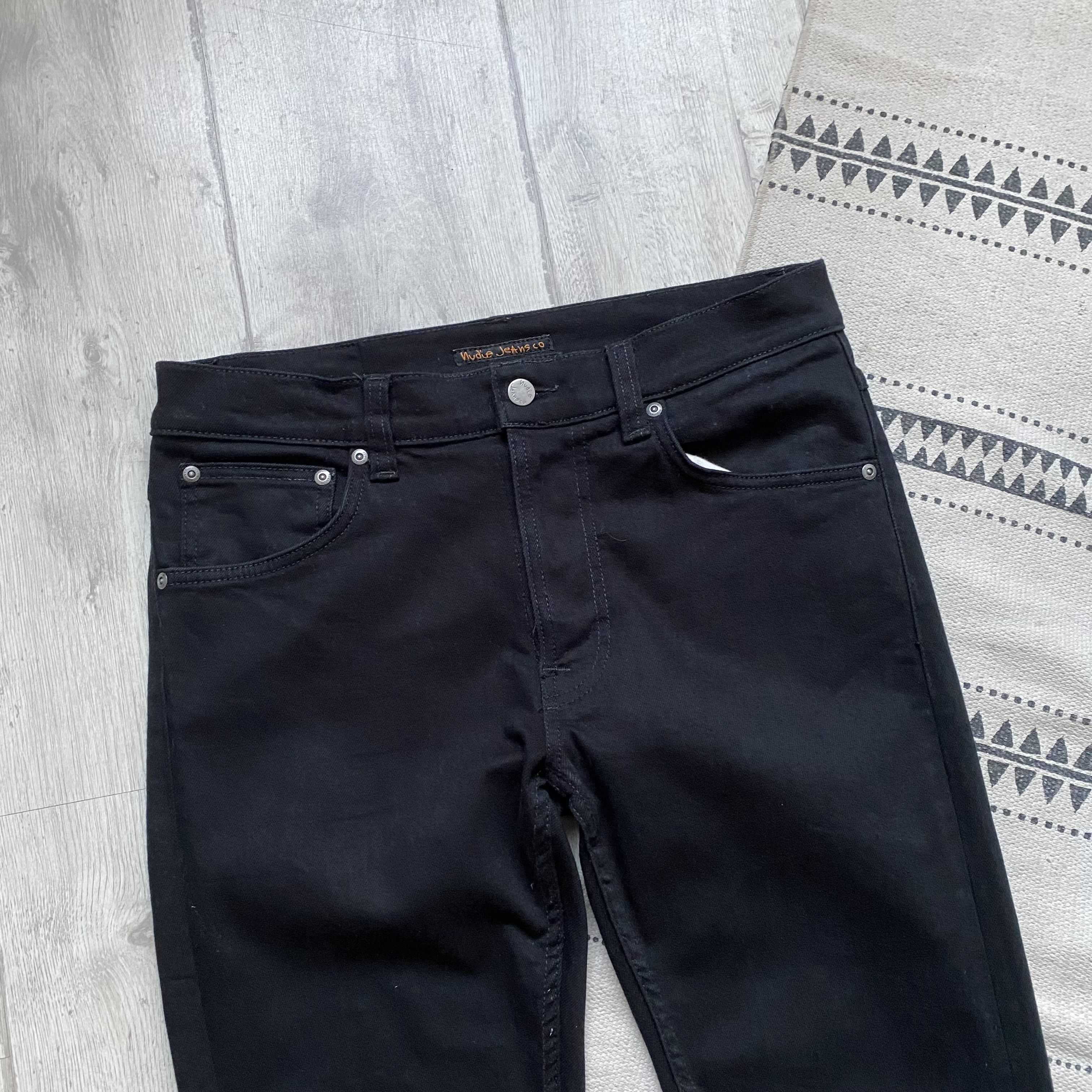 Nudie Jeans Nudie Jeans Black Denim slim pants Stretch Size US 31 - 2 Thumbnail