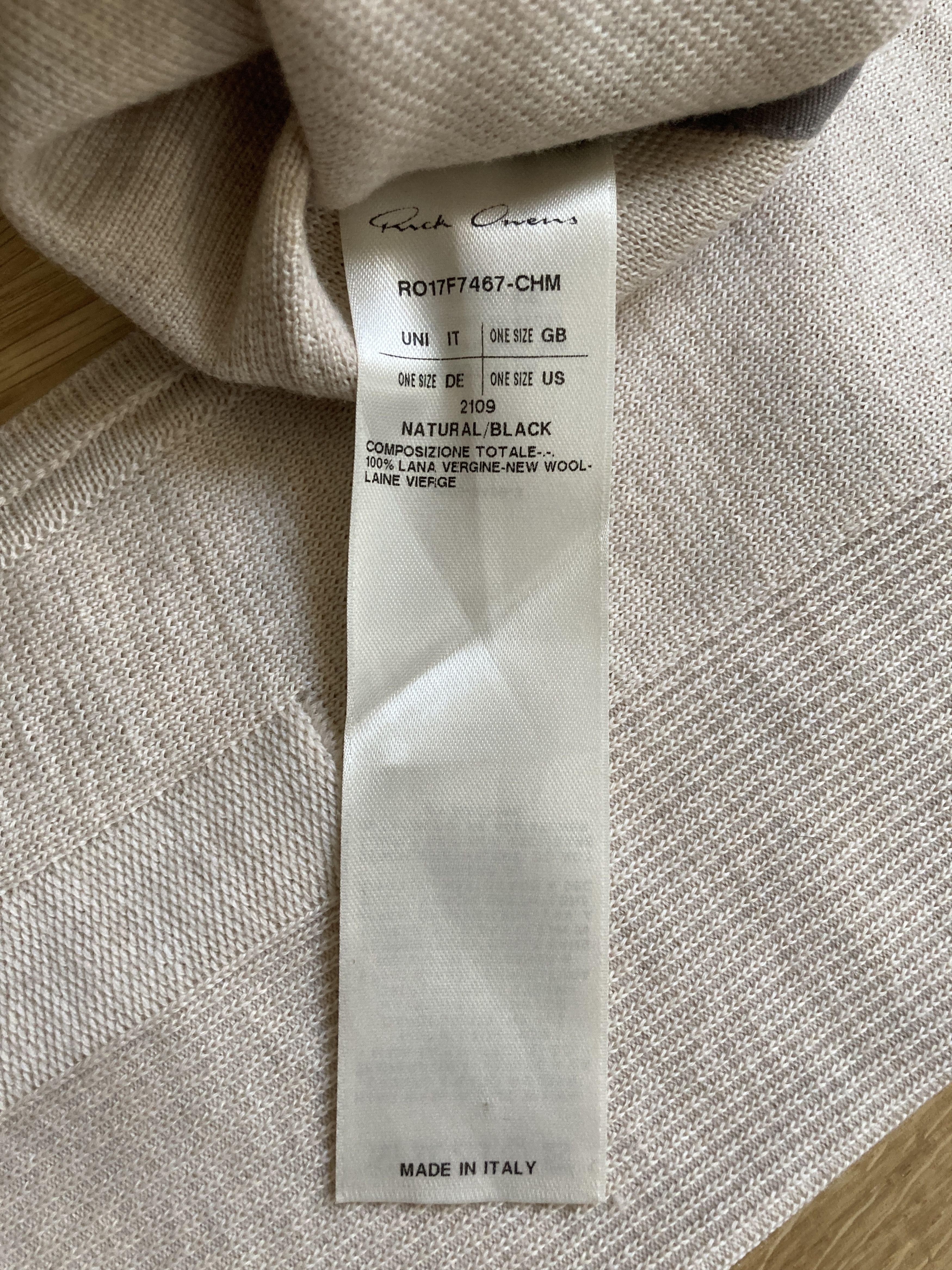 Rick Owens F/W 17 "GLITTER" Runway Weakling Wool Sleeves Rick Owens Size ONE SIZE - 11 Thumbnail