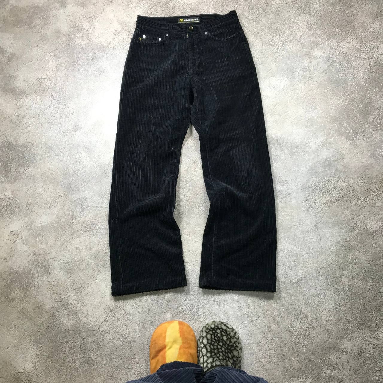 Vintage Vintage 90s Y2K Baggy Wide Leg Distressed Jeans Streetwear 2 Size US 28 / EU 44 - 1 Thumbnail
