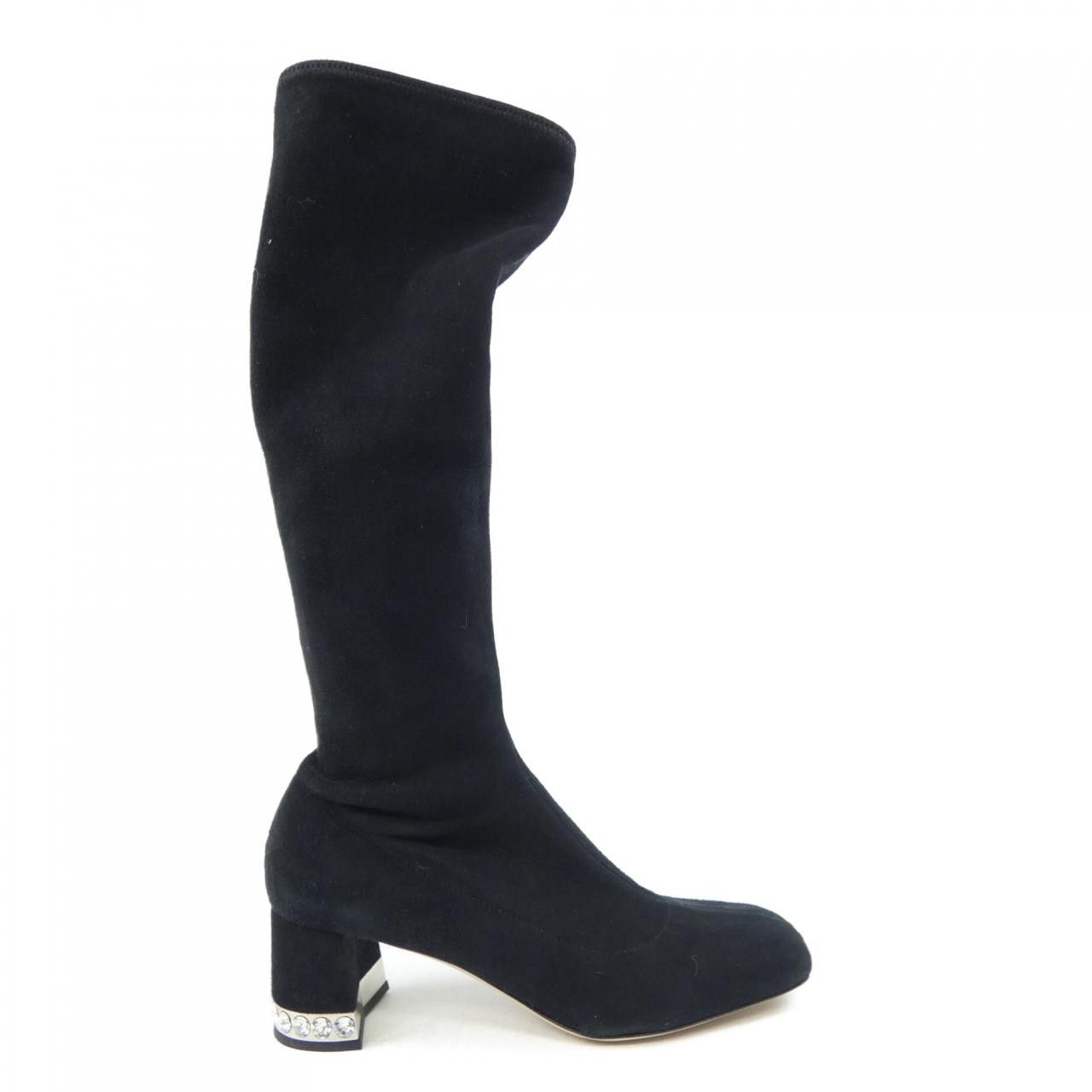 Miu Miu Miu Miu Miu Miu Long Boots Leather Shoes DUTY FREE for USA Size ONE SIZE - 1 Thumbnail