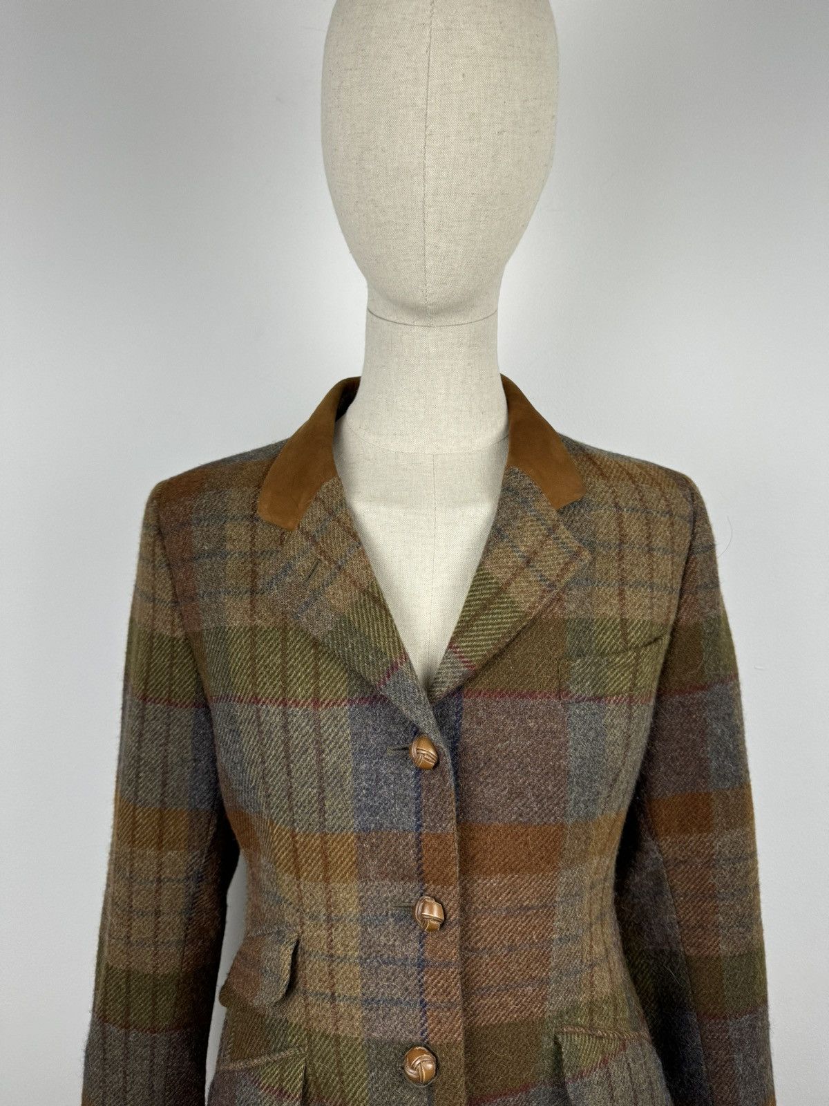 DAKS × Vintage Women’s Vintage DAKS London Wool/Alpaca Coat size GB 14 Size L / US 10 / IT 46 - 2 Thumbnail