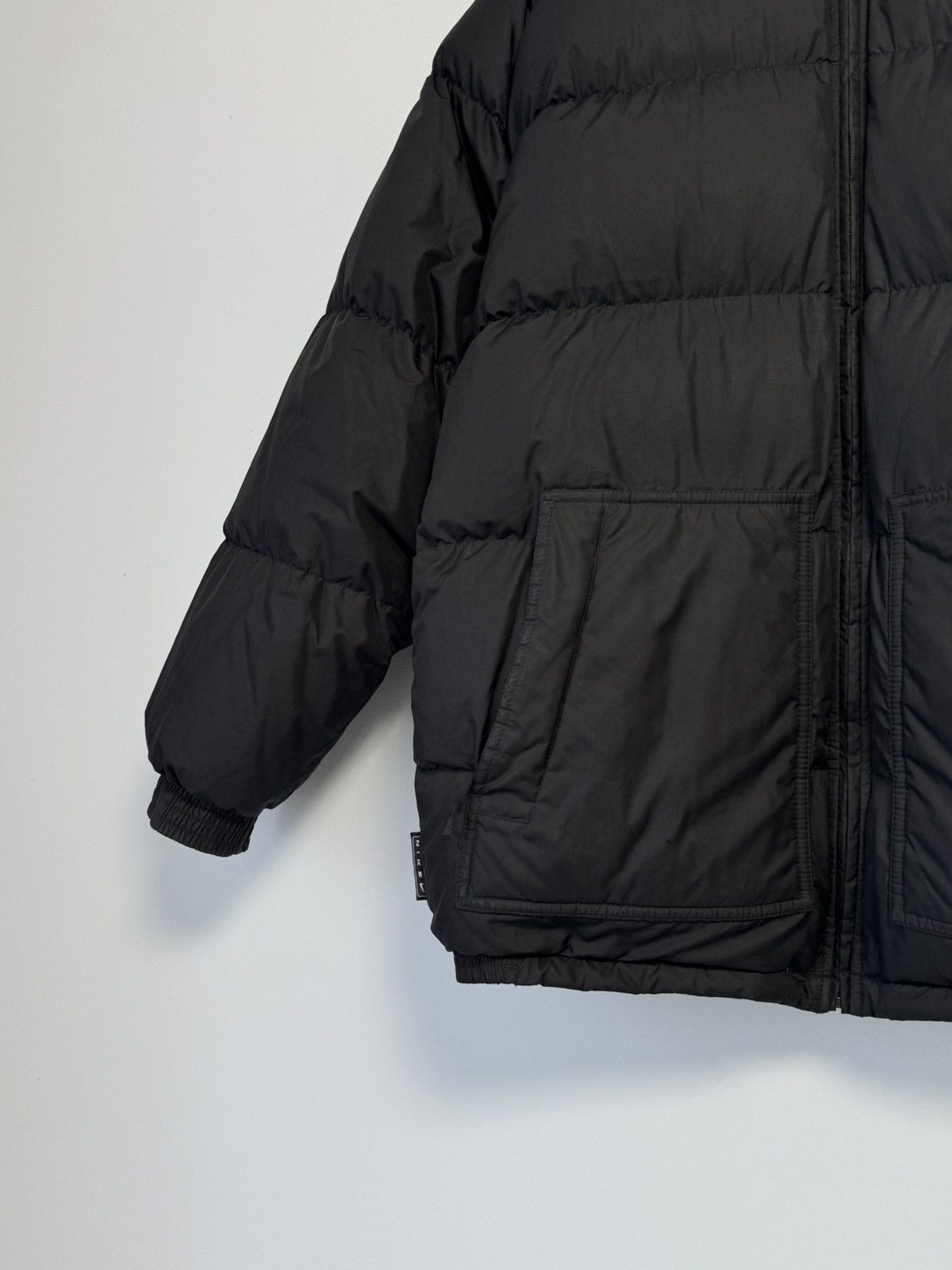 Nike Nike Vintage Down Puffer Jacket Big Swoosh Y2K Style Size US S / EU 44-46 / 1 - 4 Thumbnail