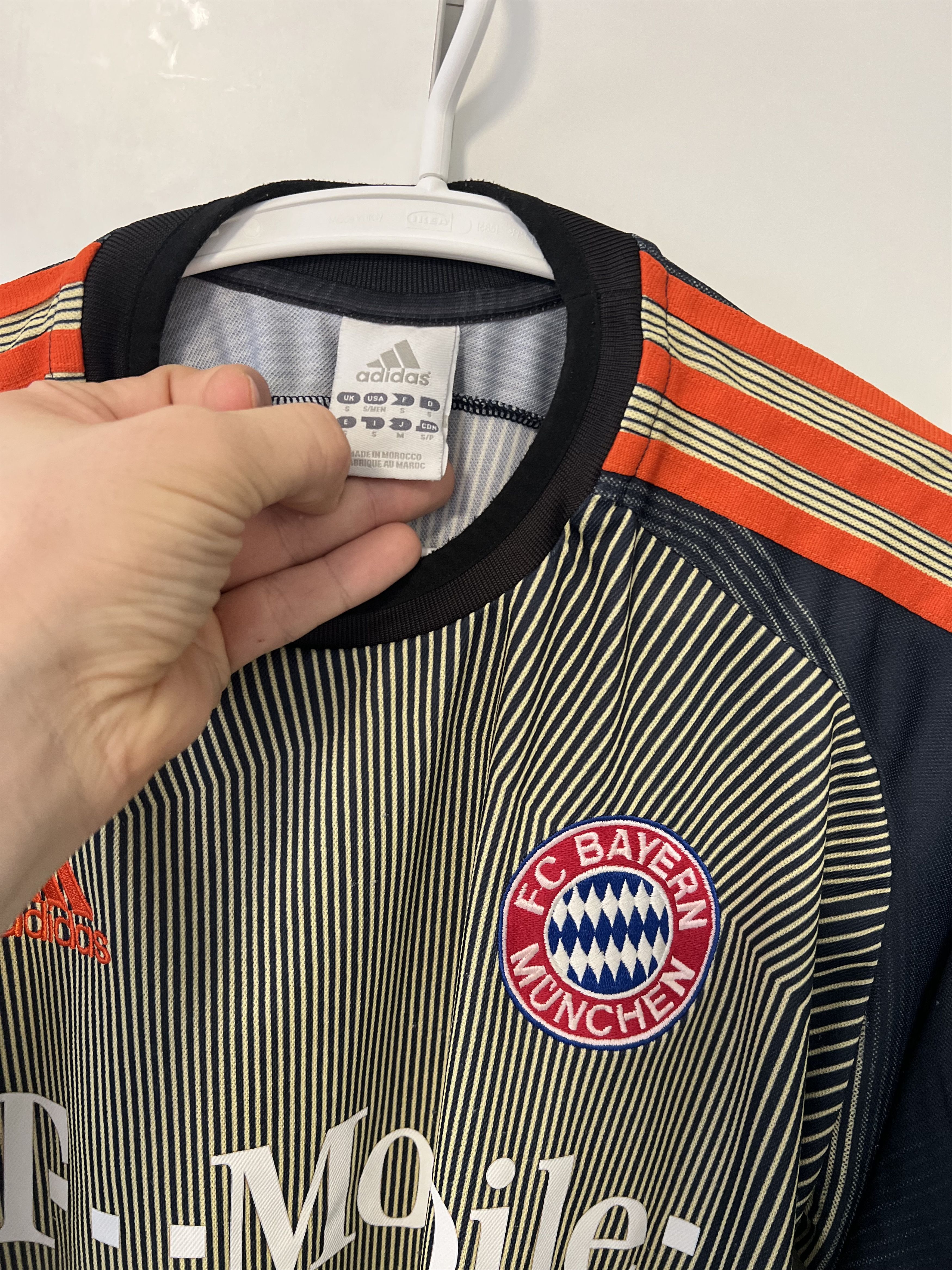 Adidas Bayern Munich 2003-04 GK #1 Kahn football jersey shirt Size US S / EU 44-46 / 1 - 8 Thumbnail