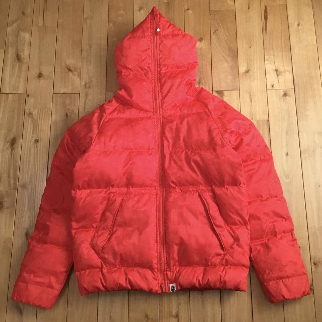 Bape BAPE Solid camo full zip hoodie puffer down jacket APE NIGO Size US L / EU 52-54 / 3 - 2 Thumbnail
