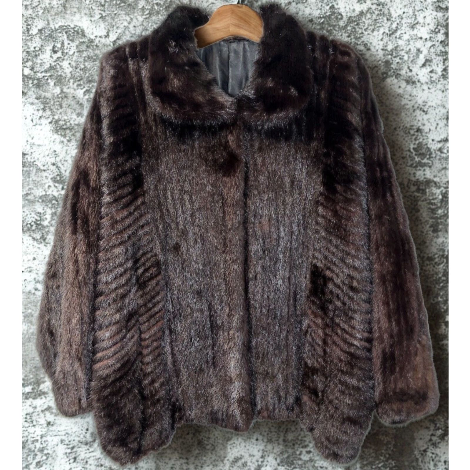 Vintage VINTAGE Severyn Furs Short Jacket Coat Womens 10 PRISTINE Brown Mink Fur, Lined, Collared, Button Front Womens Size 32" / US 10 / IT 46 - 2 Thumbnail