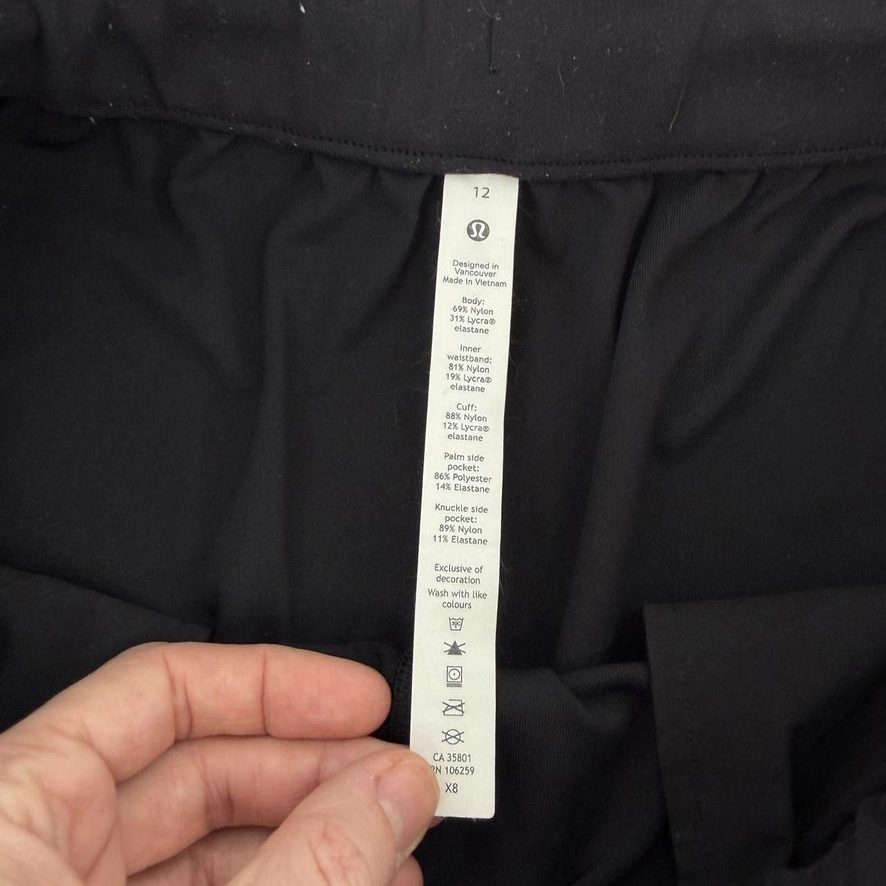 Lululemon Lululemon Women Black Jogger Pants Size 34" / US 12 / IT 48 - 3 Thumbnail