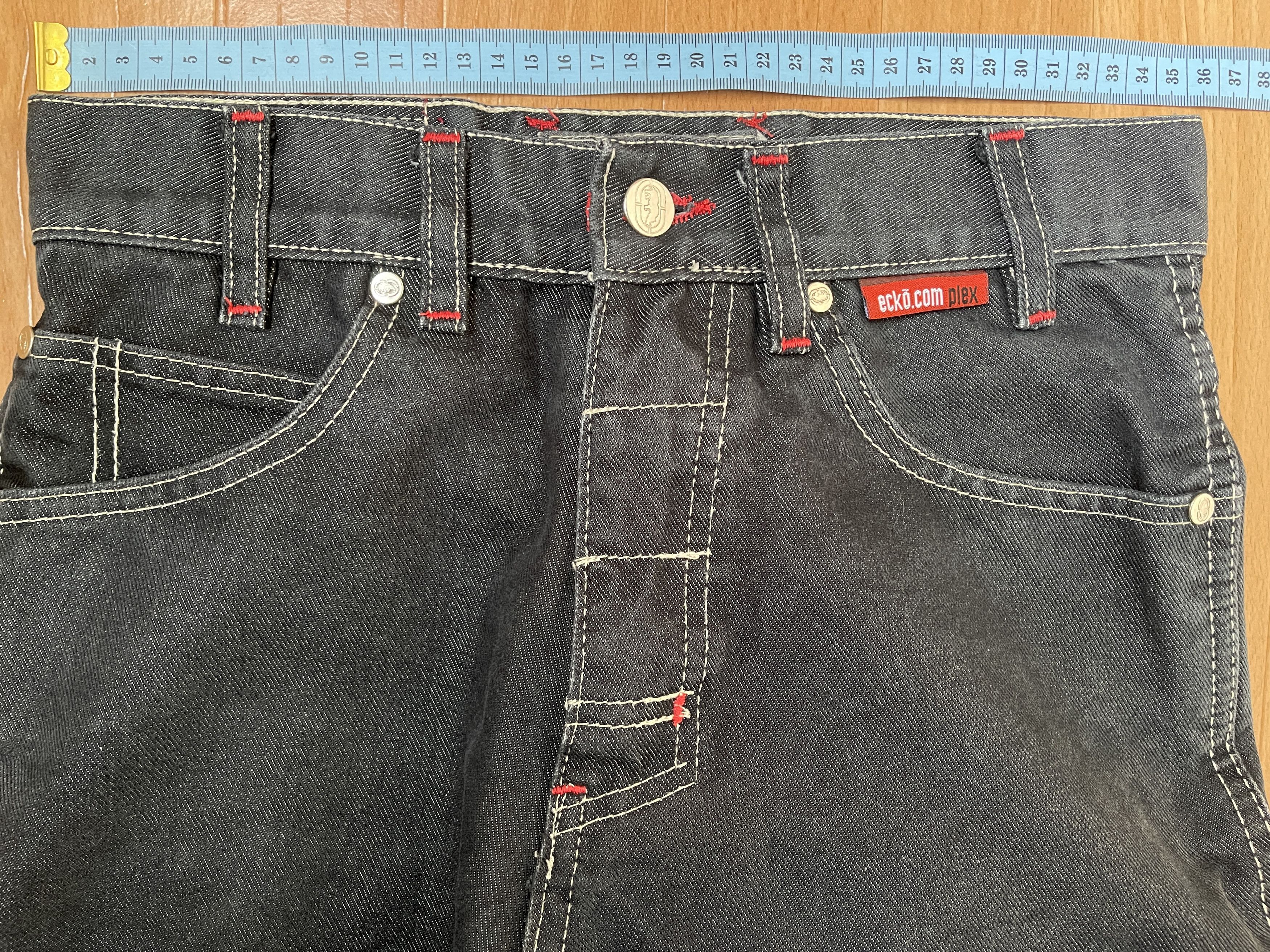 Ecko Unltd. Ecko Unltd jeans shorts, shiny silver vintage baggy 90s 26 Size US 26 / EU 42 - 14 Thumbnail