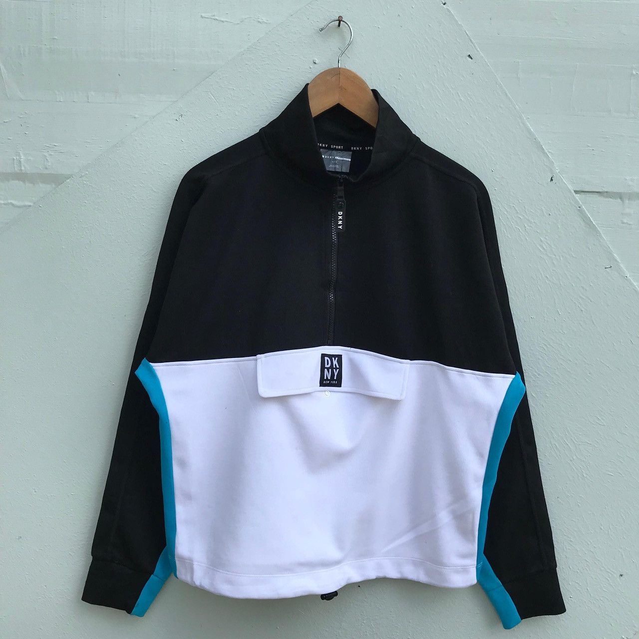DKNY DKNY Sport Quarter Zip Sweater Annorak Size US M / EU 48-50 / 2 - 1 Thumbnail