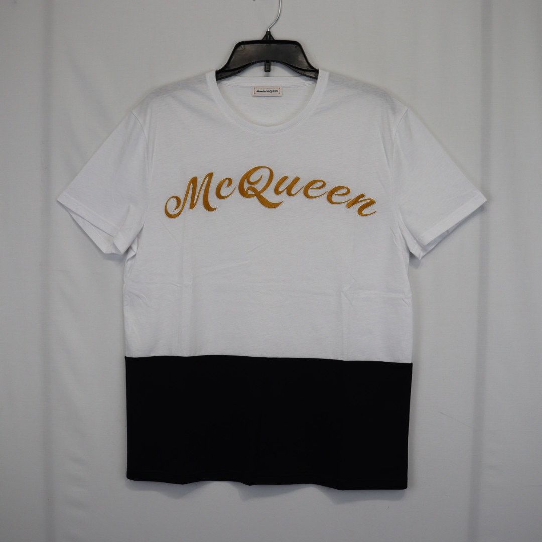 Alexander McQueen o1rshd1 ***Defective / T-Shirt in Black/White Size US S / EU 44-46 / 1 - 1 Thumbnail