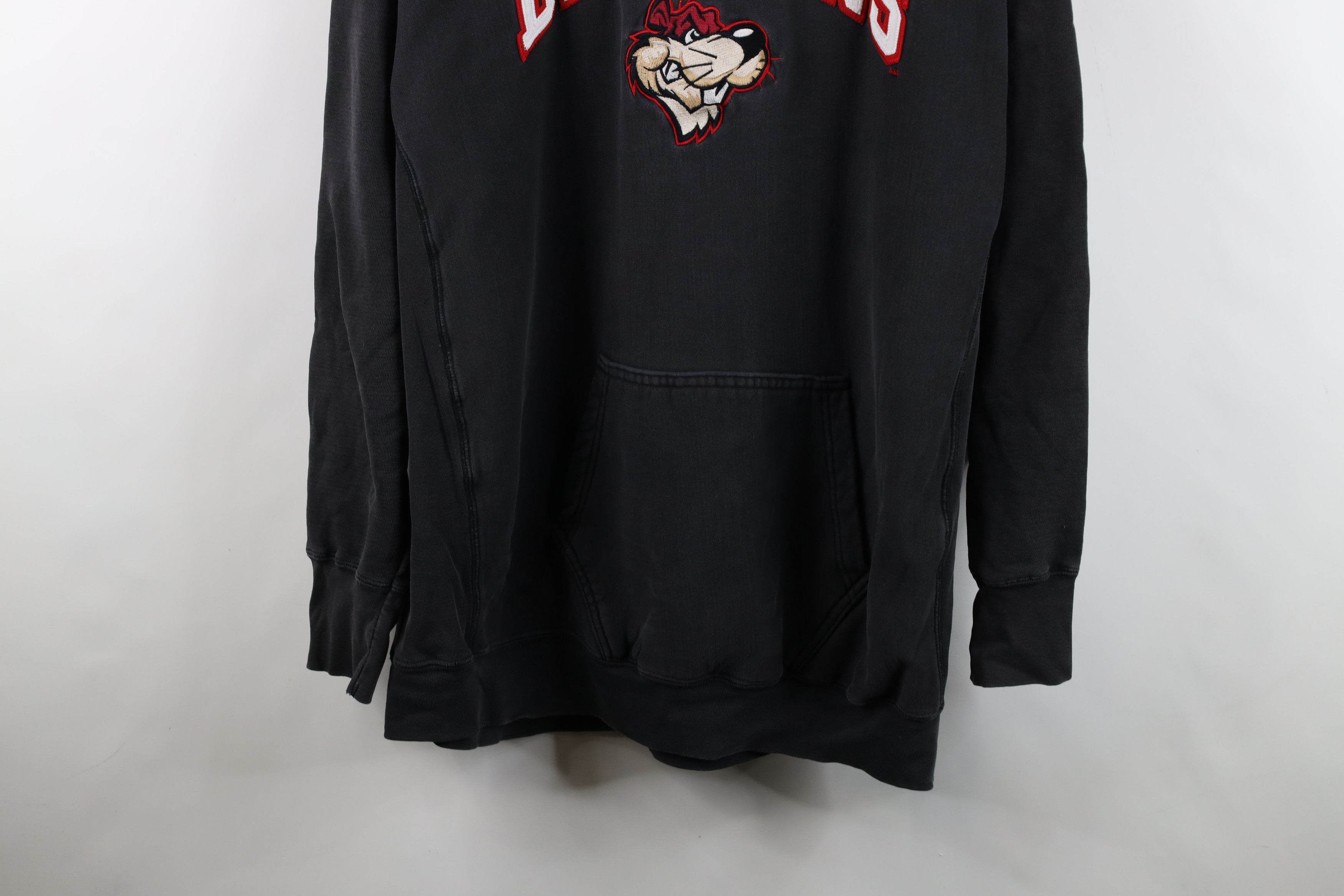 Vintage Vintage 90s Streetwear Beavers Heavyweight Hoodie Black Size US XXL / EU 58 / 5 - 3 Thumbnail
