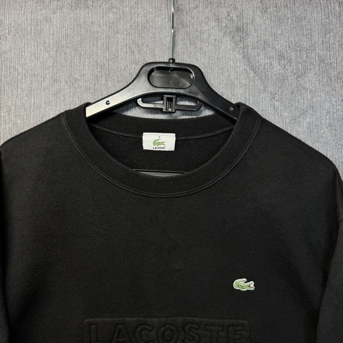 Lacoste Vintage Lacoste Sweatshirt Big Logo 🐊 Size US XL / EU 56 / 4 - 3 Thumbnail