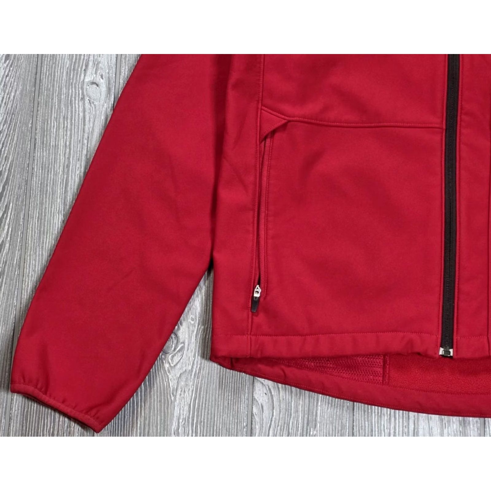 Nike ACG NIKE ACG Full Zip Soft Shell Jacket Red Black Mens M Drawstring Y2k Rare Vintage Nike ACG Jacket Size US M / EU 48-50 / 2 - 3 Thumbnail