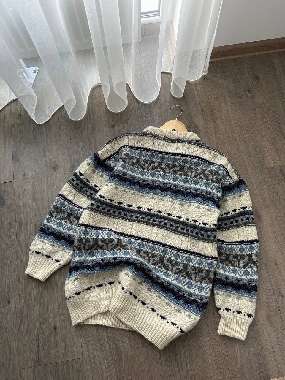 Vintage Vintage Pitlochry In Scotland Knit Wear Sky Blue Sweater Size US L / EU 52-54 / 3 - 13 Thumbnail