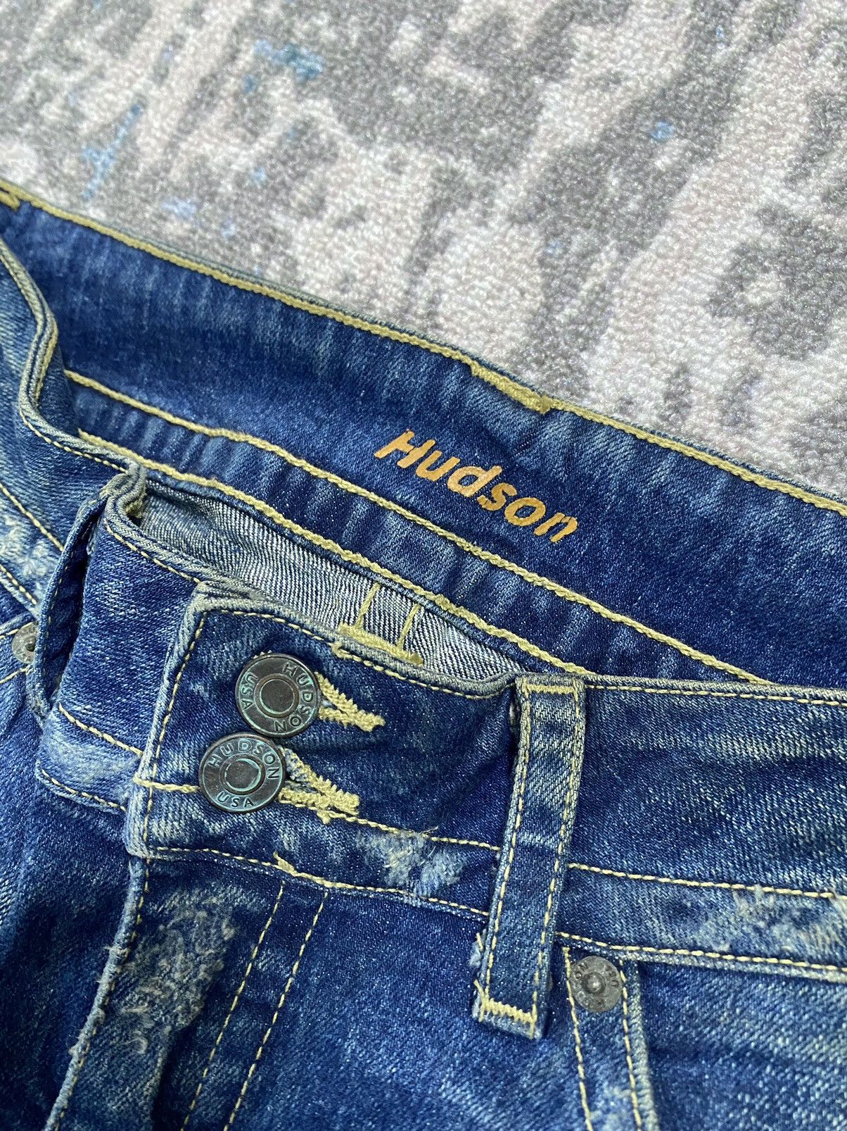 Hysteric Glamour Hudson Emboidery Flared Denim Jeans Size US 28 / EU 44 - 7 Thumbnail