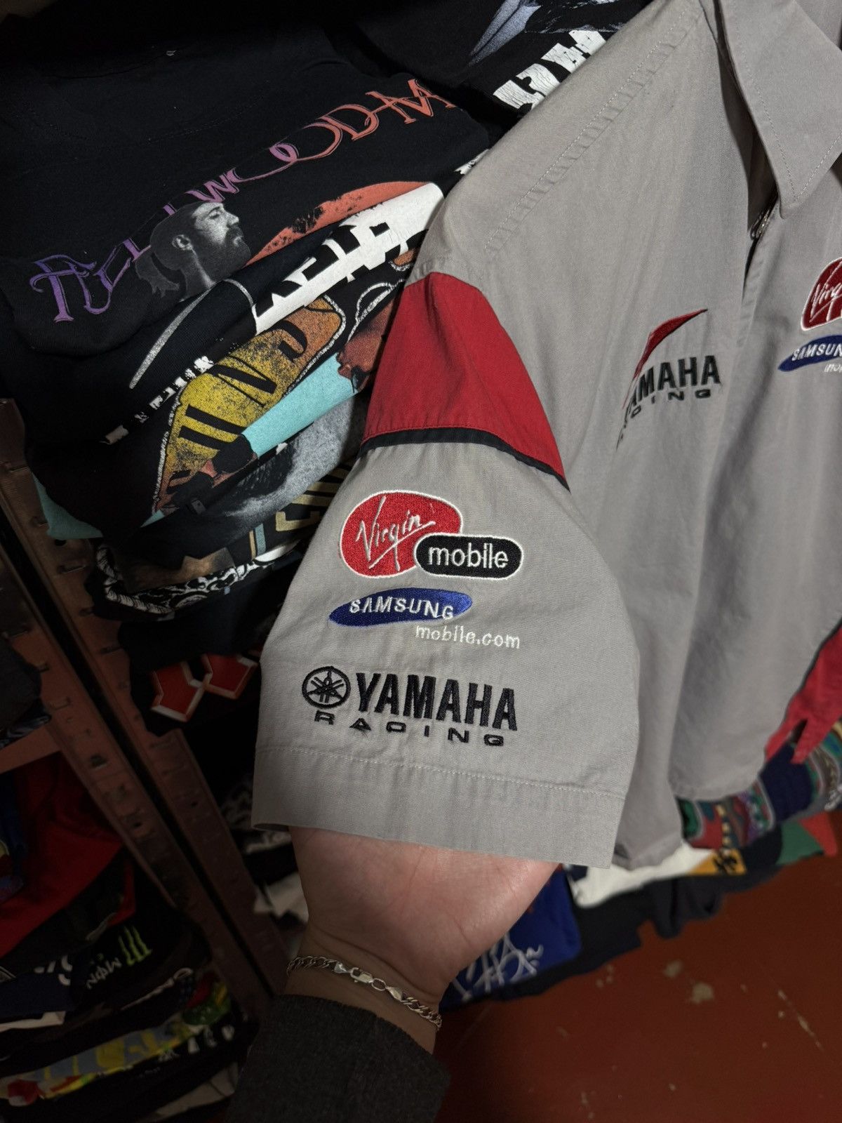 Yamaha Vintage Yamaha Racing Samsung Mobile K1 Full Zip Shirt Size US S / EU 44-46 / 1 - 5 Thumbnail