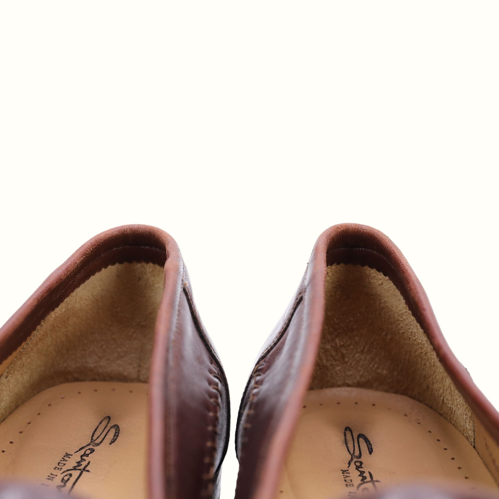 Santoni Santoni Italy Leather Tassel Loafer Brown Moccasins Men 11.5 Size US 11.5 / EU 44-45 - 9 Thumbnail