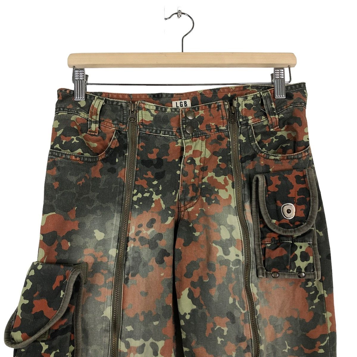 Le Grande Bleu (L.G.B.) 🔥Camouflage Military Design Cargo Parachute Raiders Pants Size US 30 / EU 46 - 12 Thumbnail