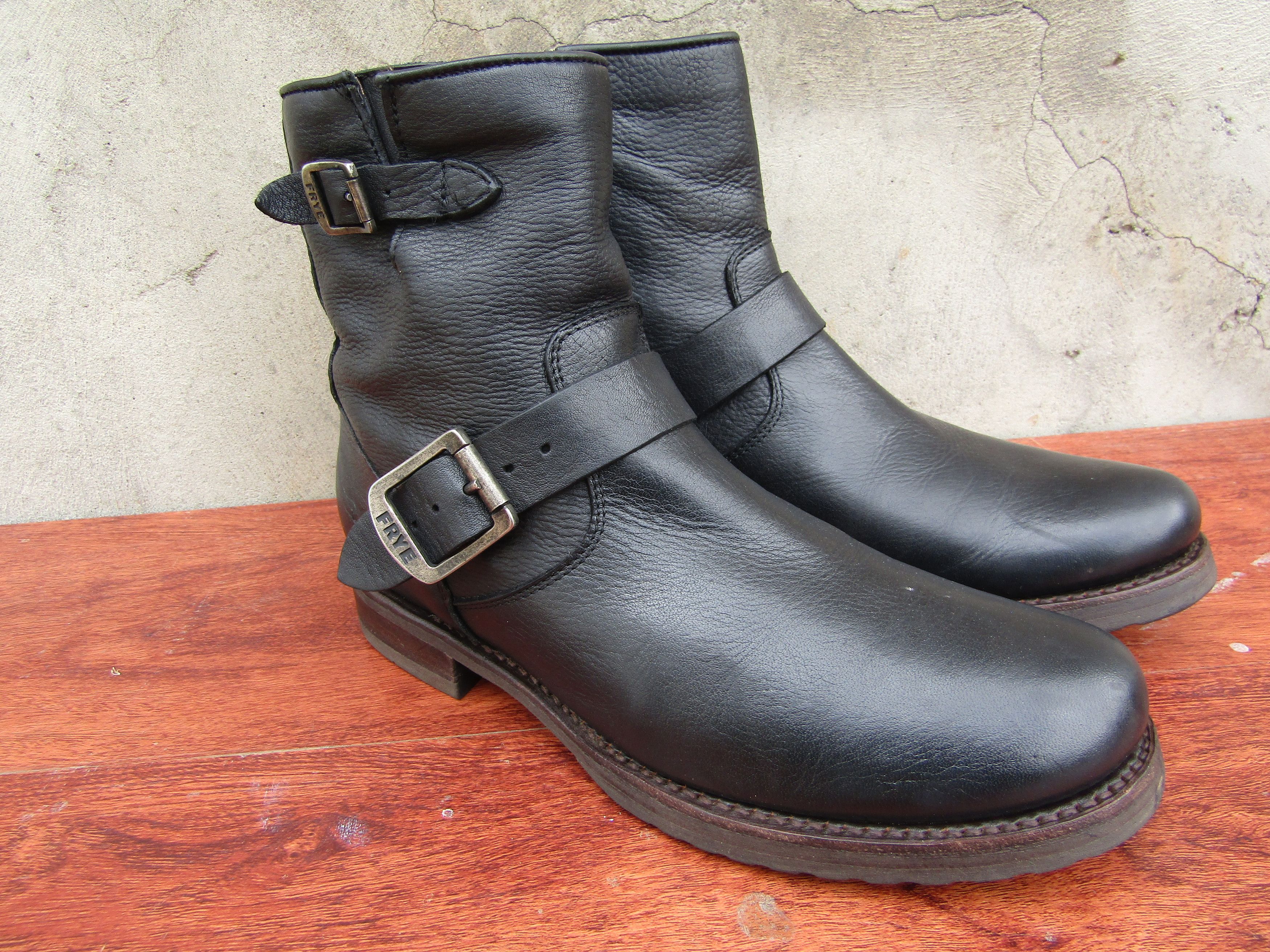 Frye FRYE Boots Womens 'Veronica' Short Leather Slouchy Moto Size US 8 / IT 38 - 5 Thumbnail
