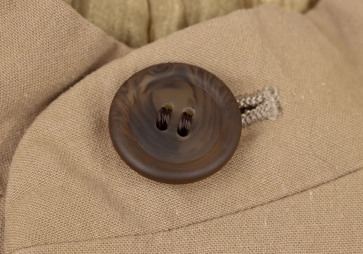 Issey Miyake Quilted Lining Mao Collar Jacket in Mocha XL Size US XL / EU 56 / 4 - 6 Thumbnail