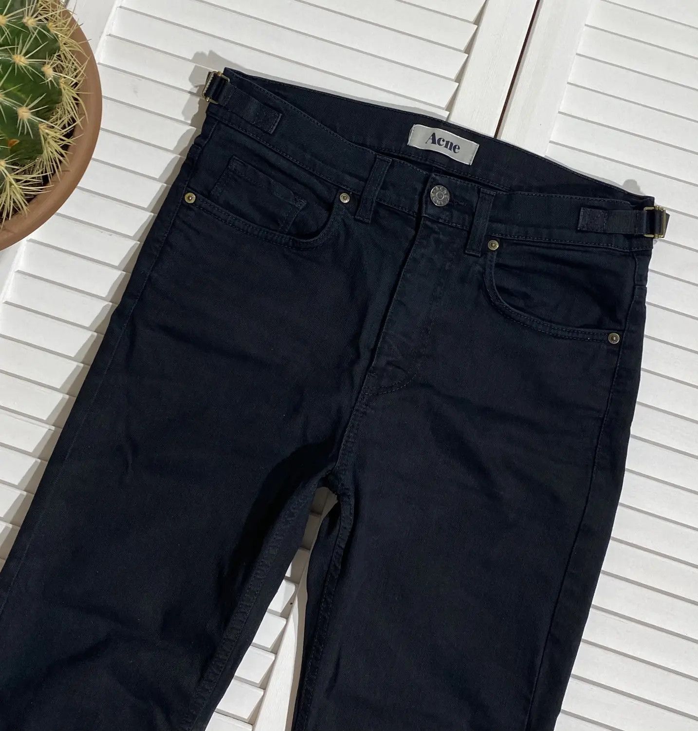 Acne Studios × Japanese Brand acne studios black denim jeans Size US 28 / EU 44 - 8 Thumbnail