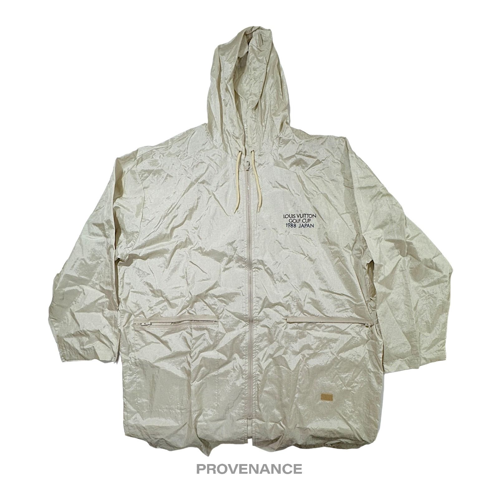 Louis Vuitton 🔴 Louis Vuitton Golf Cup 1988 Japan Rain Jacket - Sand Size ONE SIZE - 1 Thumbnail