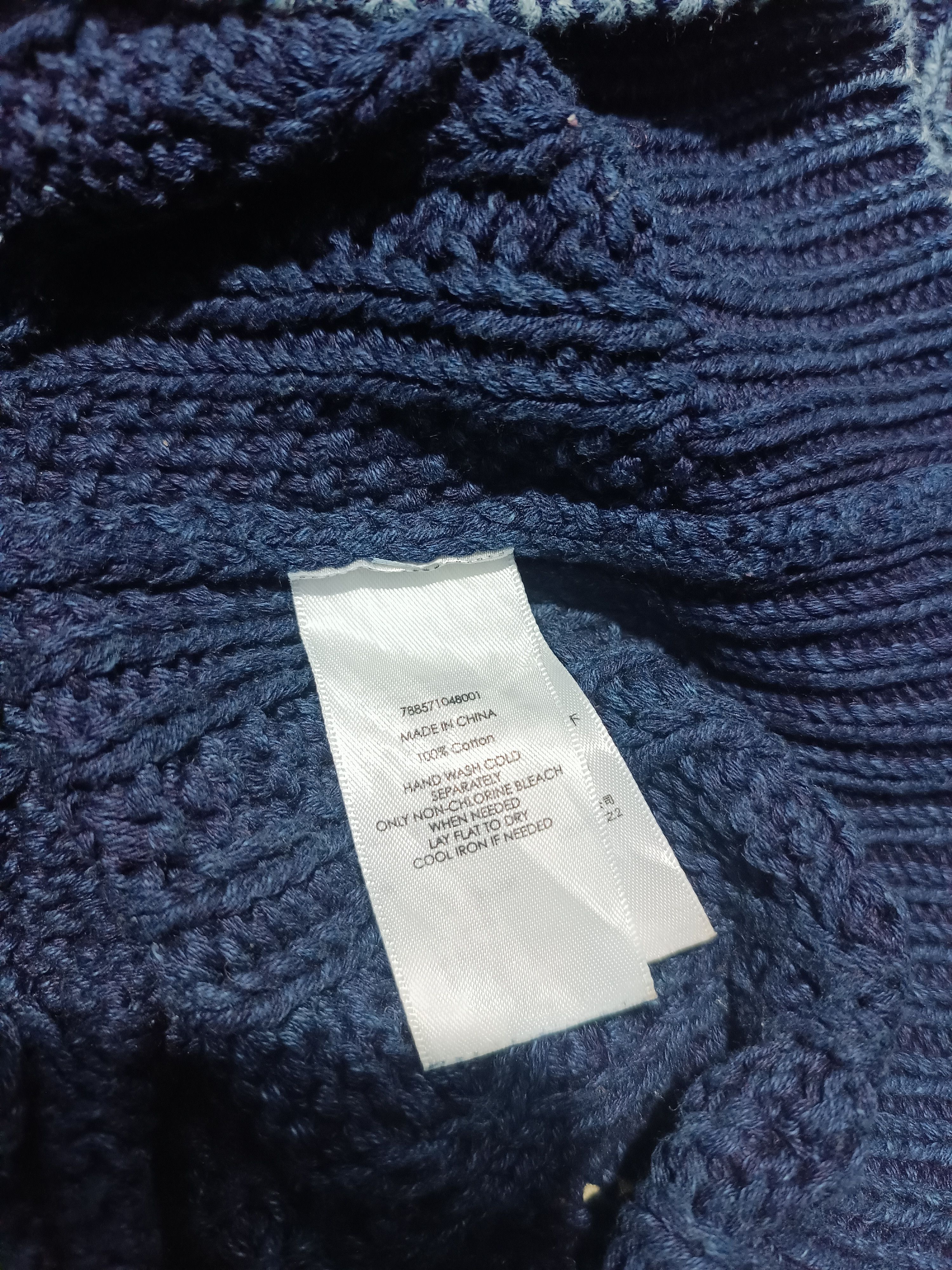 Denim & Supply Ralph Lauren Sweater Knit Indigo Dyed Wash Elbow Patch Denim Size US M / EU 48-50 / 2 - 8 Thumbnail