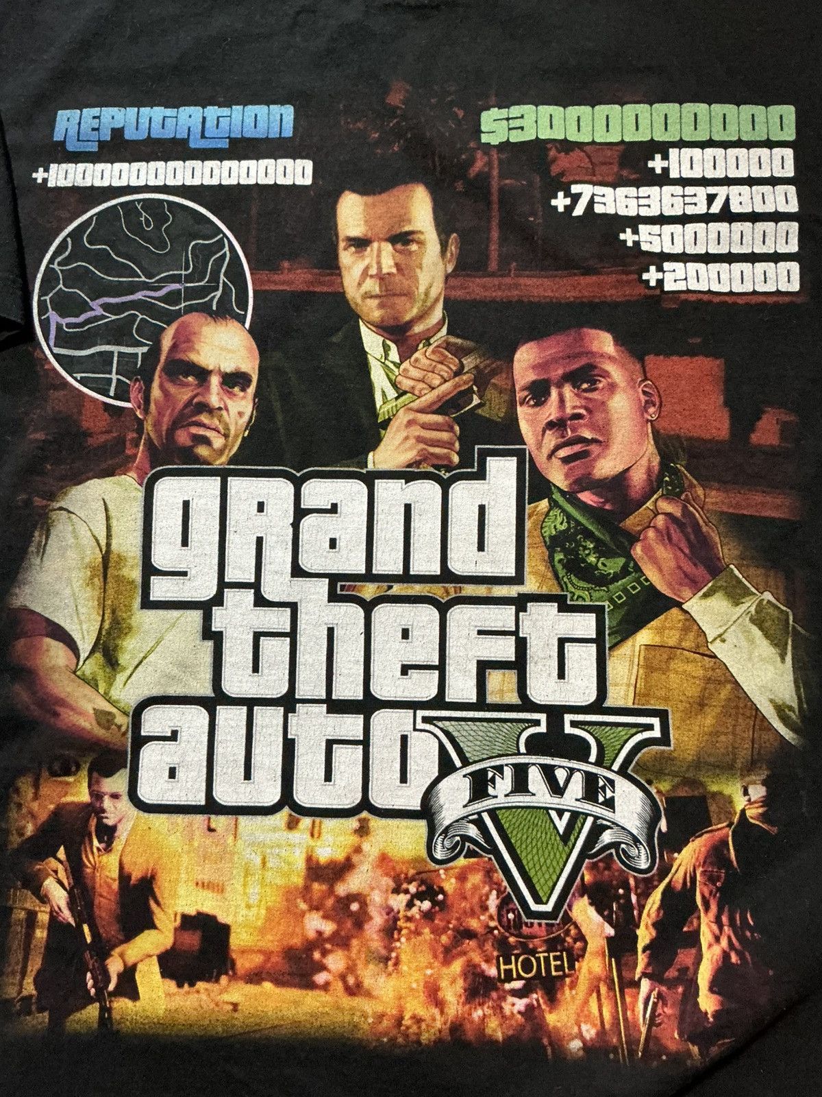Other Grand Theft Auto V Five Rockstar Games Video Game T-Shirt Size US XXL / EU 58 / 5 - 1 Thumbnail