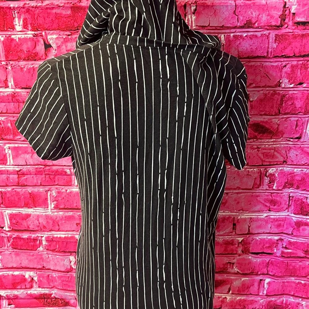 Disney Nightmare Before Christmas Tim Burton Black Stripe Hoodie Size L / US 10 / IT 46 - 5 Thumbnail