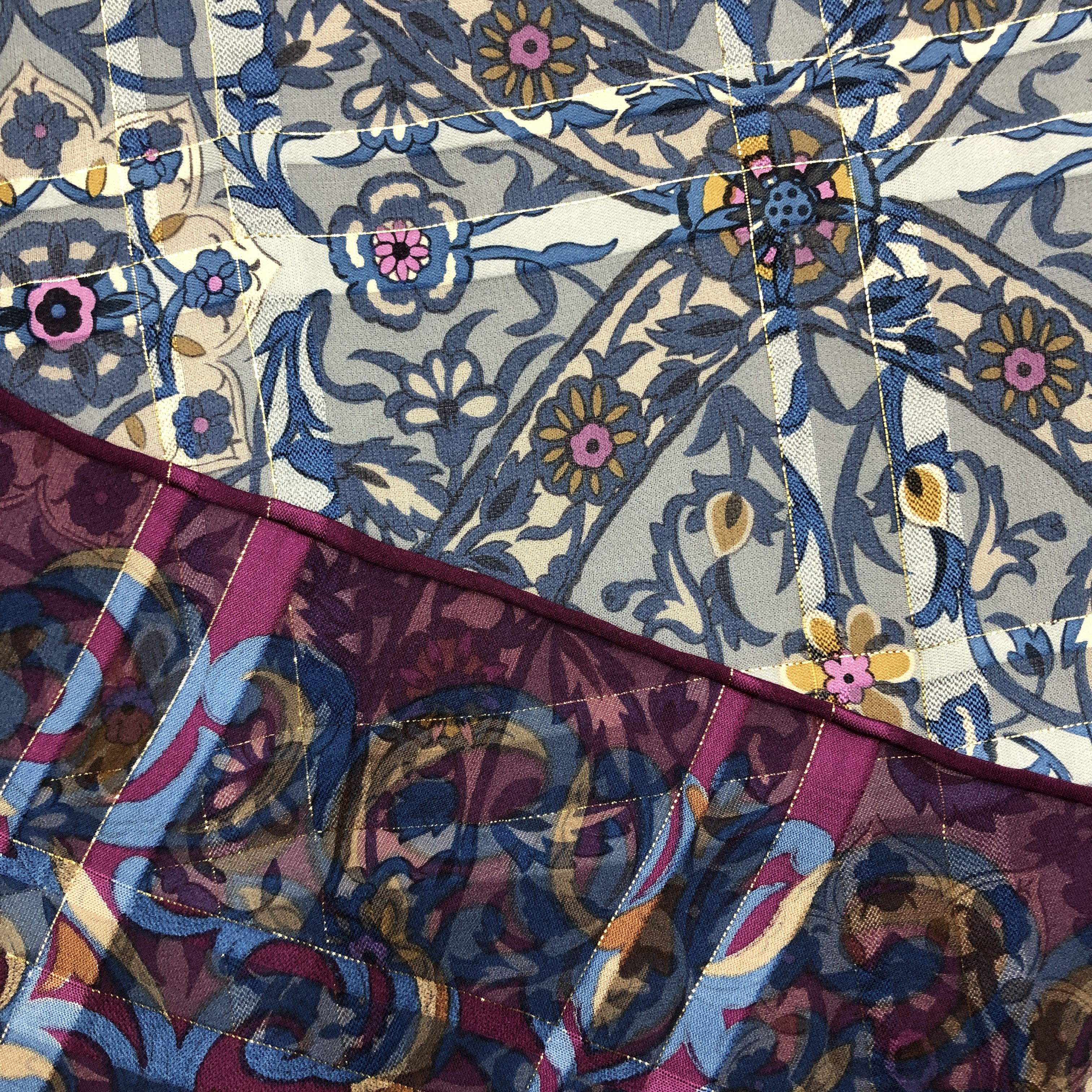 Japanese Brand Vintage Yukiko Hanai SILK Scarf Twill Stole Wraps Scarves Size ONE SIZE - 7 Thumbnail