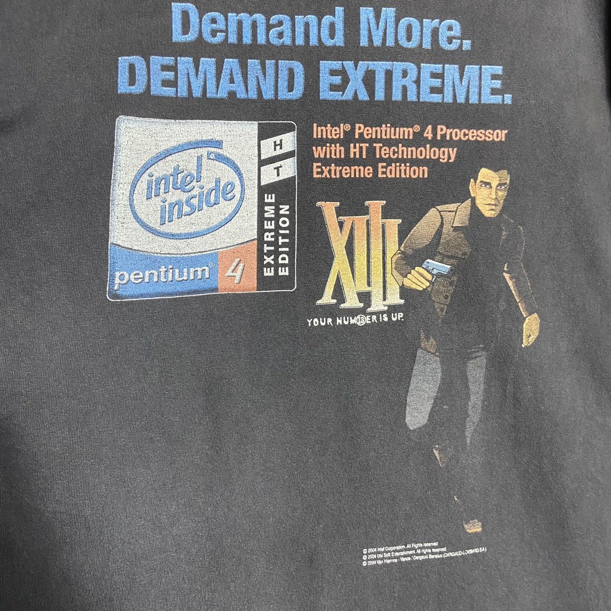 Microsoft × Vintage Vintage Intel X Ubi Soft / Microsoft Distressed T-Shirt Size US L / EU 52-54 / 3 - 2 Thumbnail