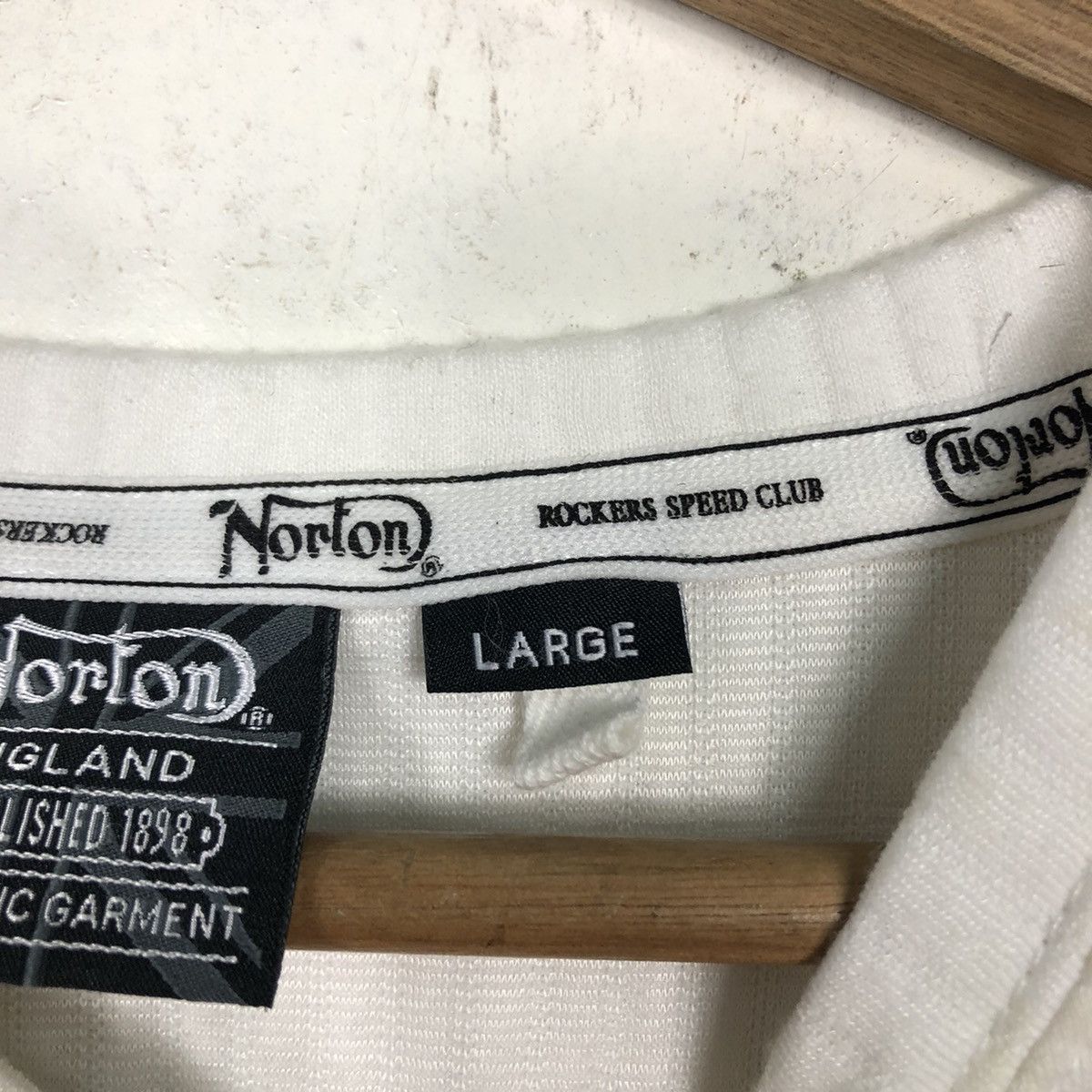 Japanese Brand Vintage Sweatshirt Norton Big Logo Design Biker Punk Design Size US L / EU 52-54 / 3 - 16 Thumbnail