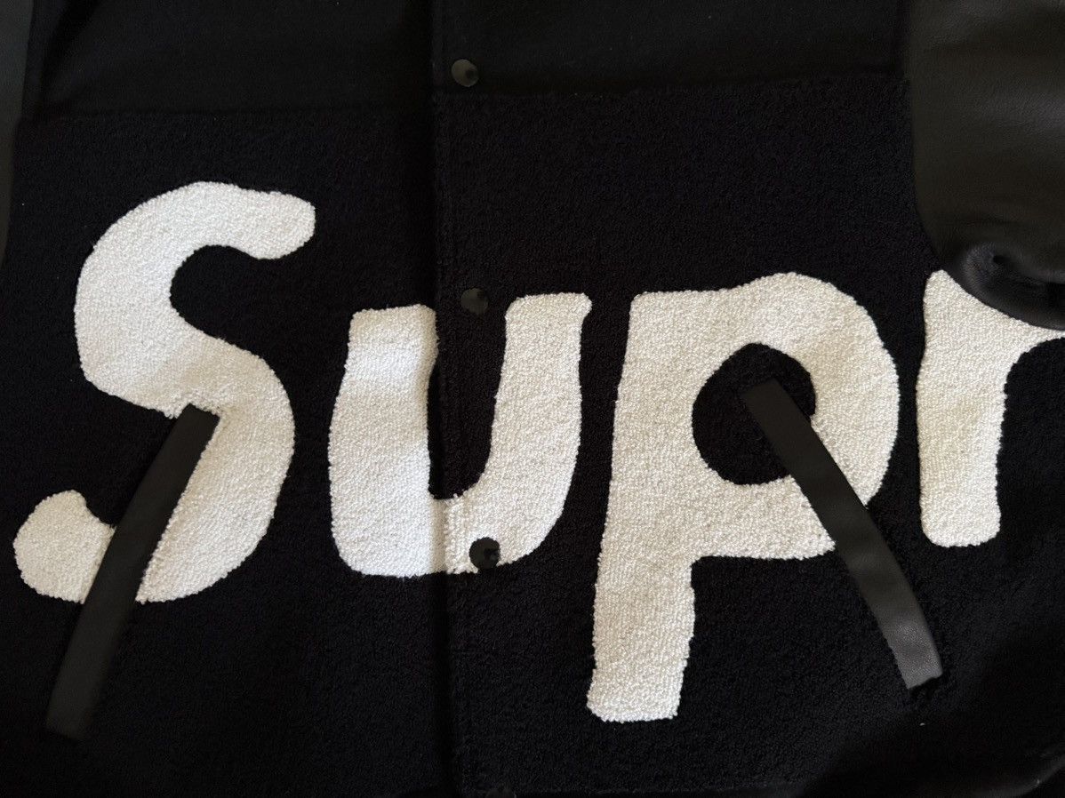 Supreme SUPREME Big Logo Chenille Varsity Jacket Size US S / EU 44-46 / 1 - 2 Thumbnail