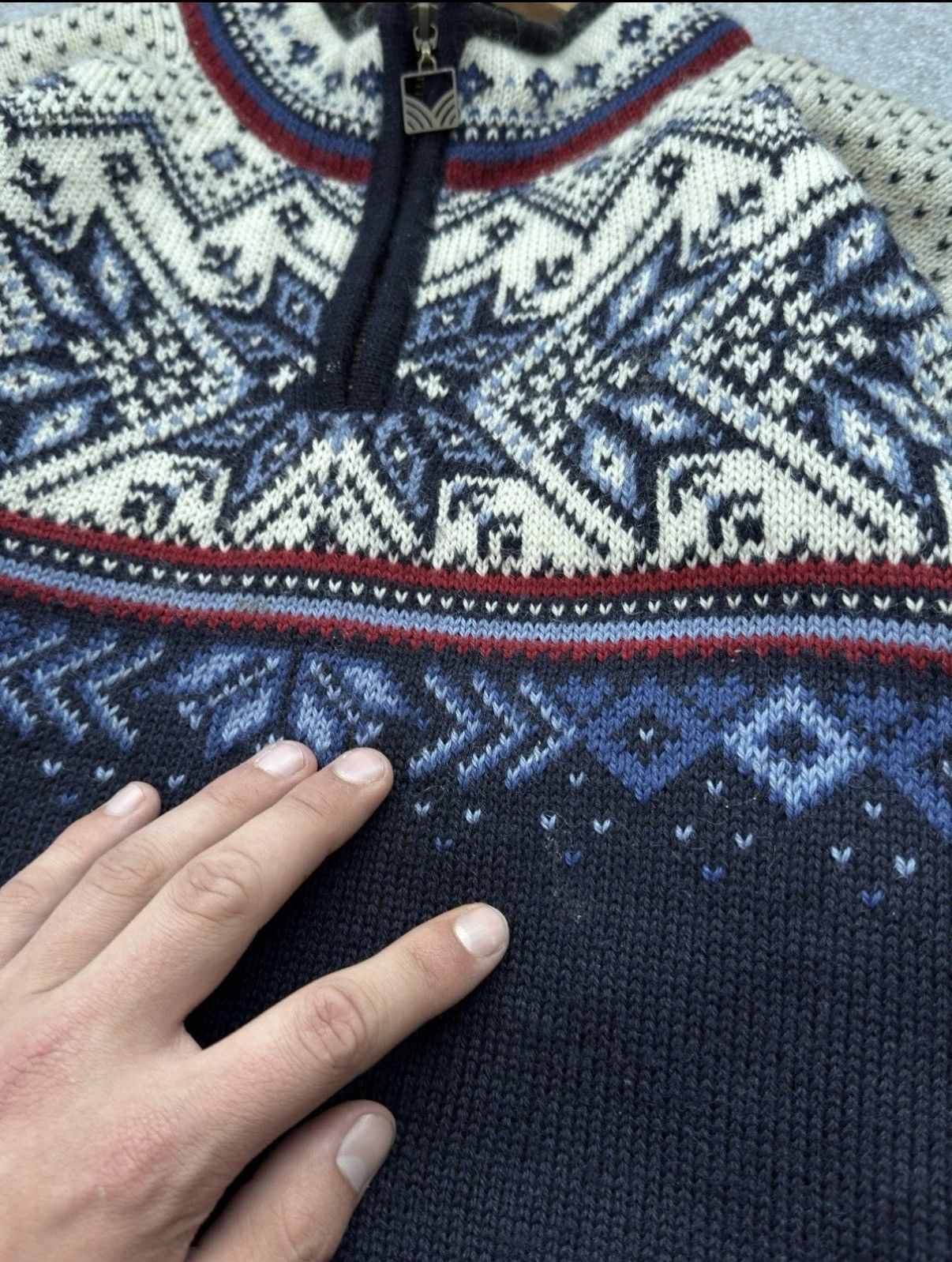 Dale Of Norway DALE OF NORWAY VINTAGE WOOL VAIL SWEATER 1/3 ZIP SIZE S MEN Size US S / EU 44-46 / 1 - 4 Thumbnail