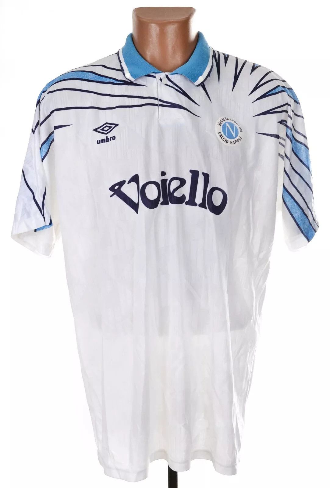Umbro NAPOLI 1991/1993 FOOTBALL SHIRT JERSEY UMBRO SIZE XL ADULT Size US XL / EU 56 / 4 - 1 Thumbnail