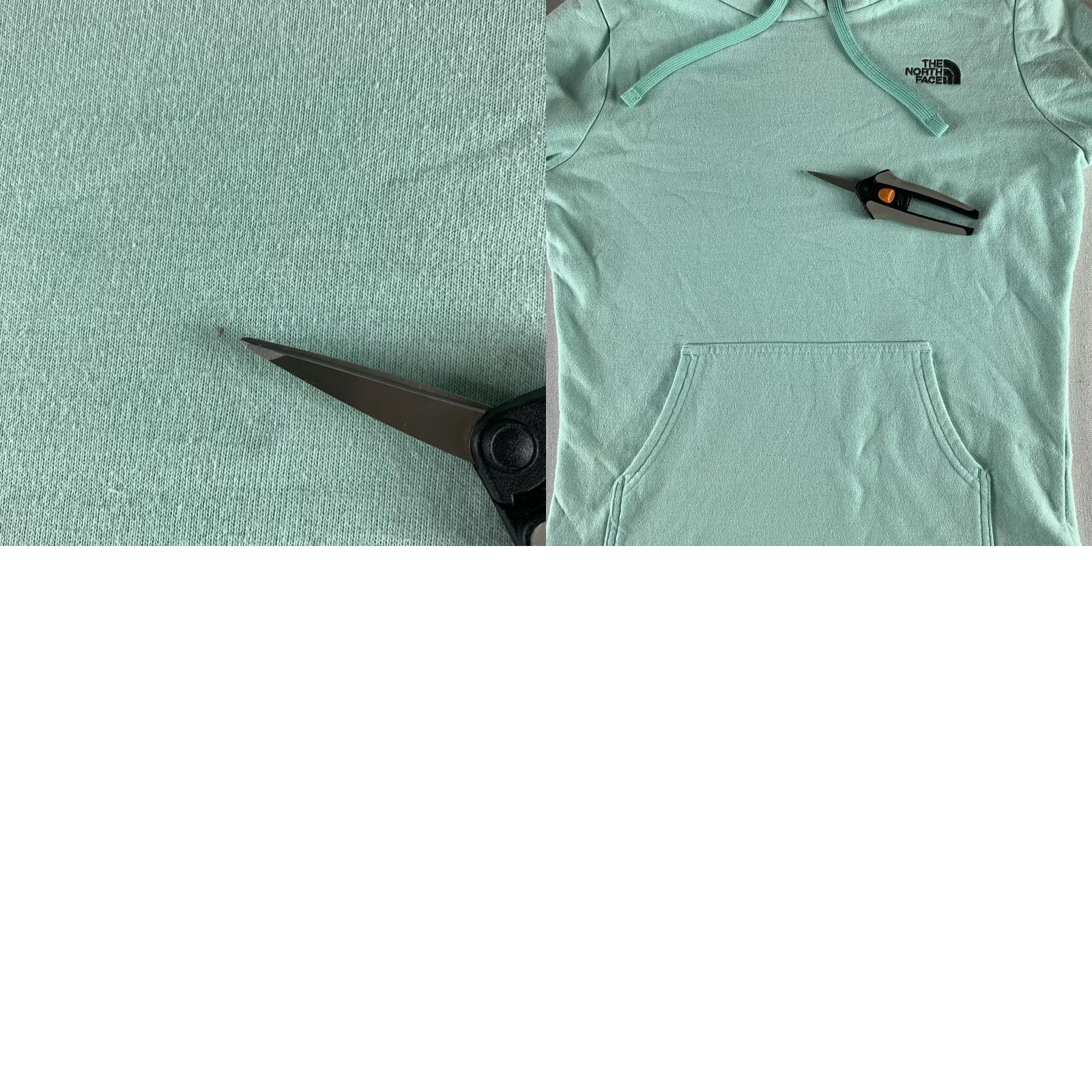 The North Face The North Face Sweater Womens Small Hooded Pullover Longsleeve Mint Green Size S / US 4 / IT 40 - 8 Thumbnail