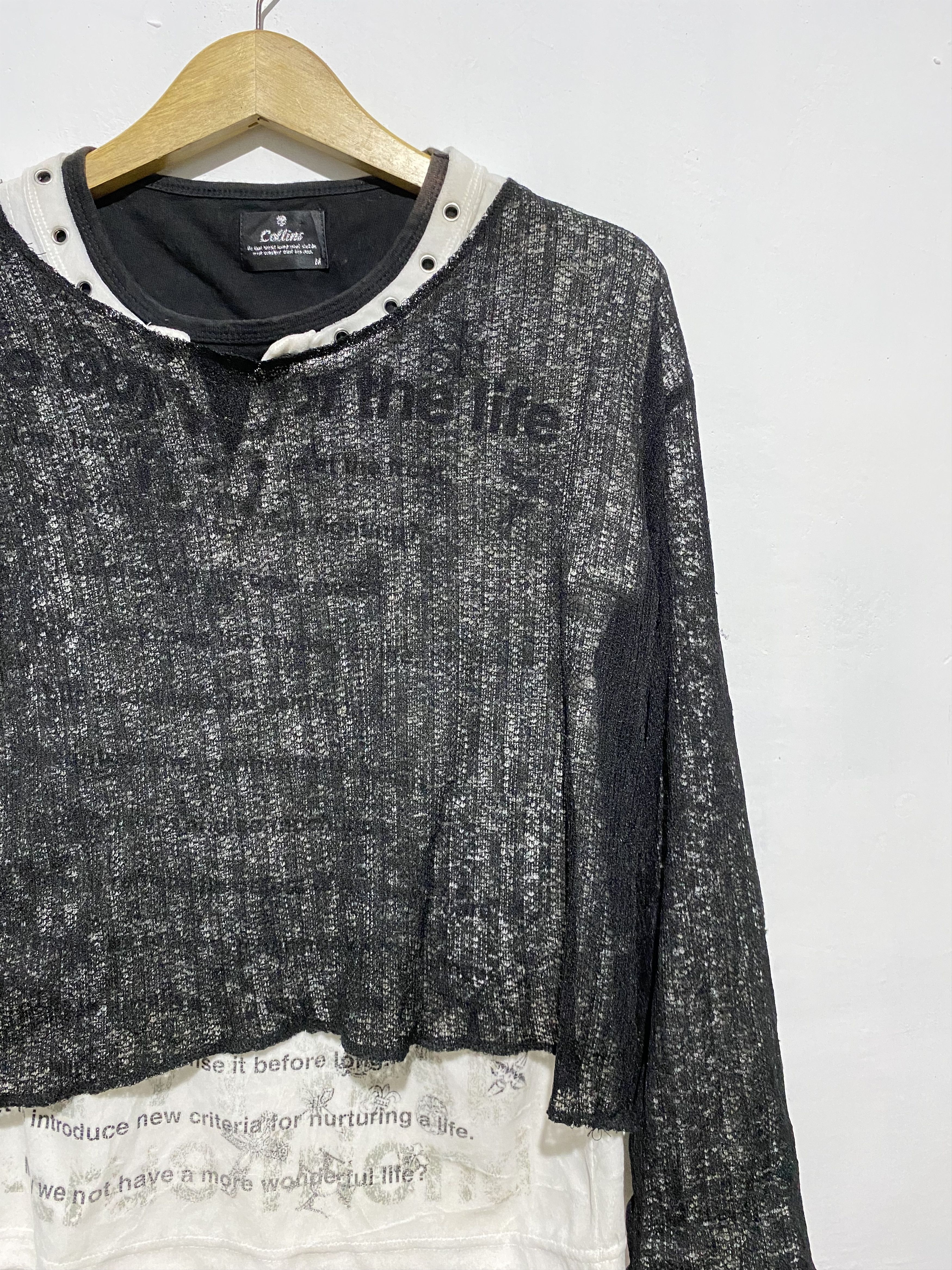 If Six Was Nine × Japanese Brand × Le Grande Bleu (L.G.B.) Unknwn japanese mesh fishnet knit commedesgarcons style Size US M / EU 48-50 / 2 - 3 Thumbnail