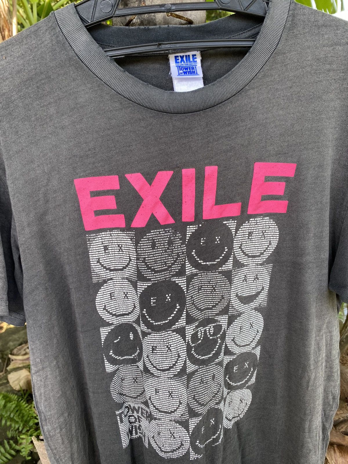Japanese Brand × Vintage Exile Japan Tour of Wish Smiley Tshirt Size US S / EU 44-46 / 1 - 2 Thumbnail