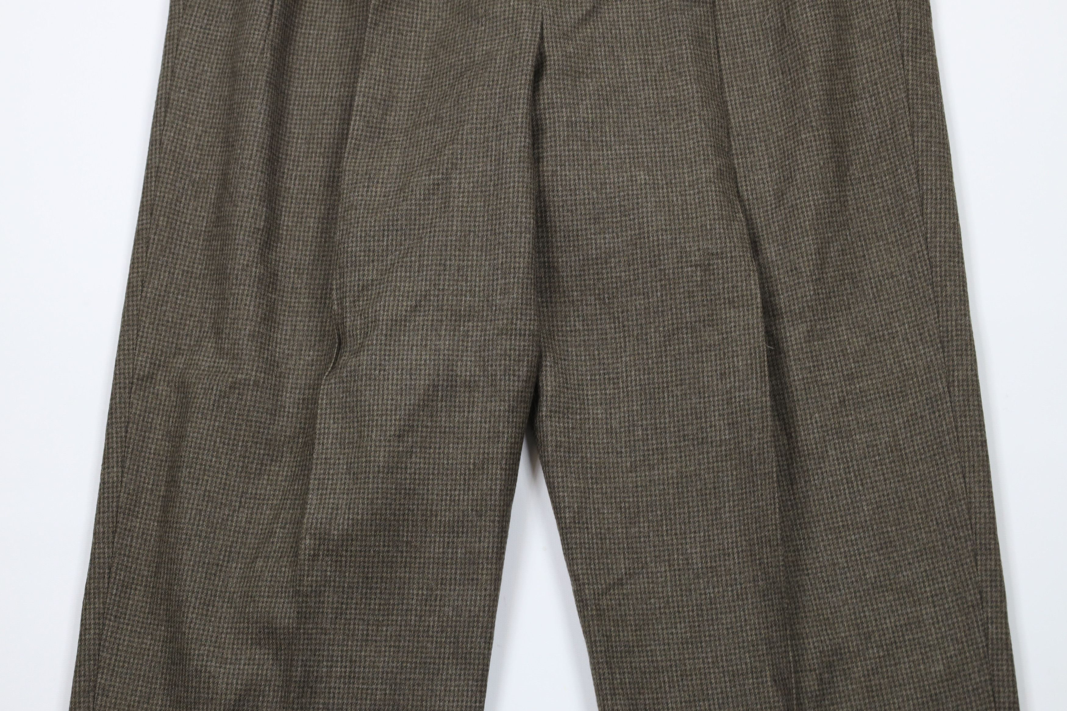Vintage Vintage 90s Streetwear Houndstooth Cuffed Chino Pants Size US 36 / EU 52 - 3 Thumbnail