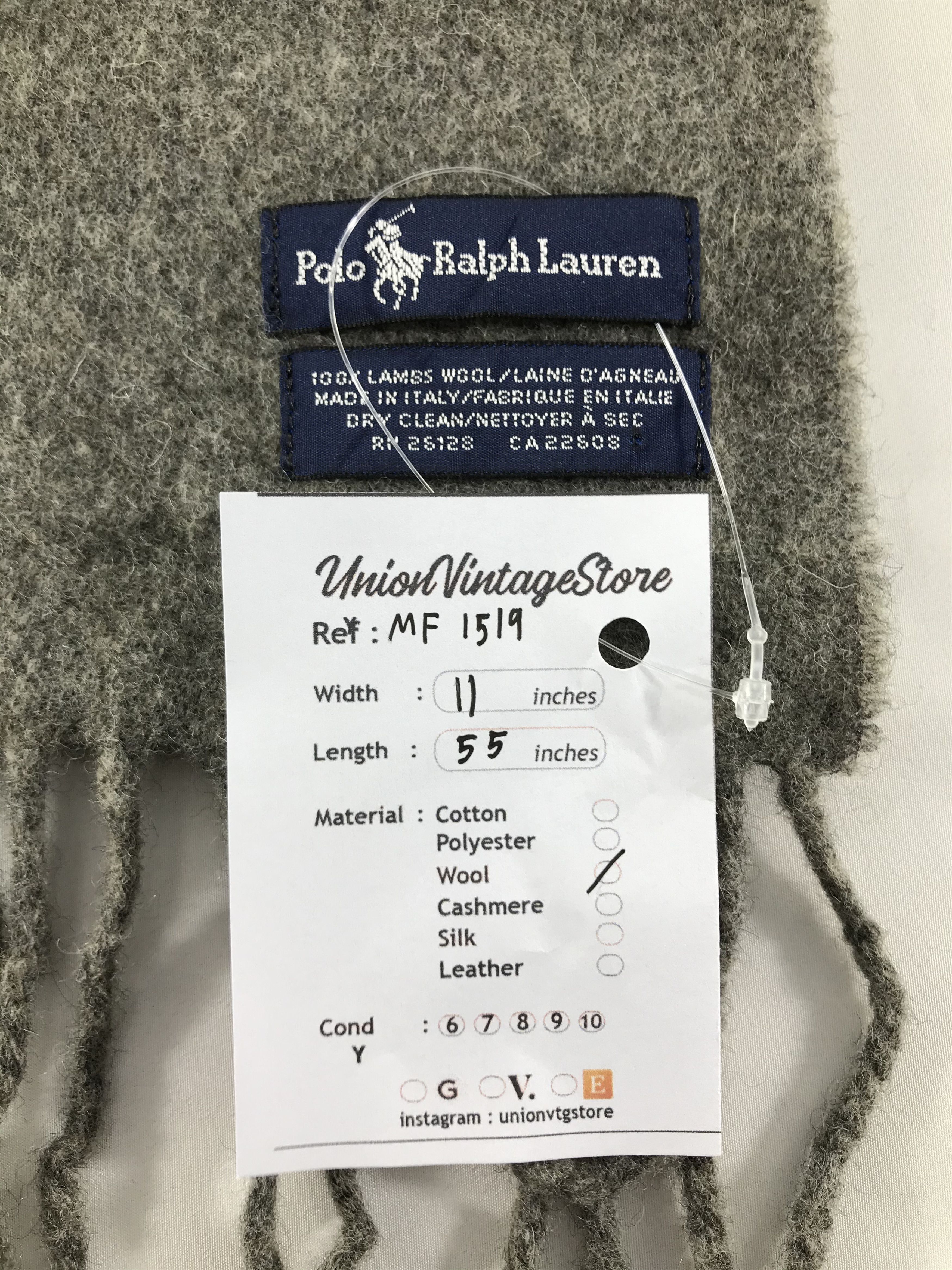 Polo Ralph Lauren Vintage Polo Ralph Lauren Scarf/Muffler/Neckwear MF1519 Size ONE SIZE - 5 Thumbnail