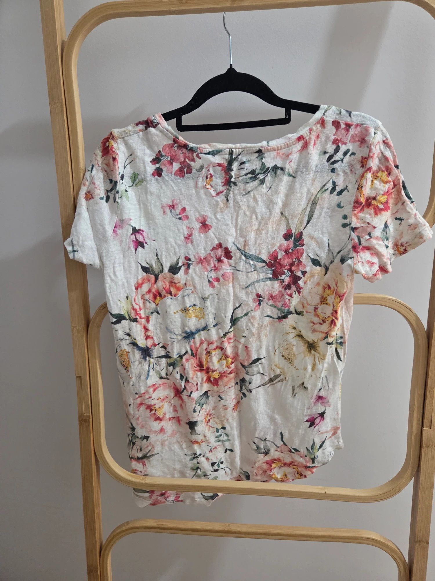 Tonello Toner Women's White Short Sleeve Crew Neck T-Shirt Size M / US 6-8 / IT 42-44 - 2 Thumbnail