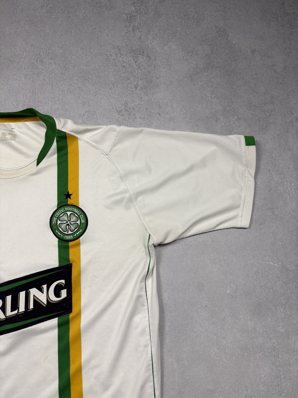 Nike Nike FC Celtic 2006/08 Away Soccer Jersey Kit Carling Shirt Size US L / EU 52-54 / 3 - 4 Thumbnail