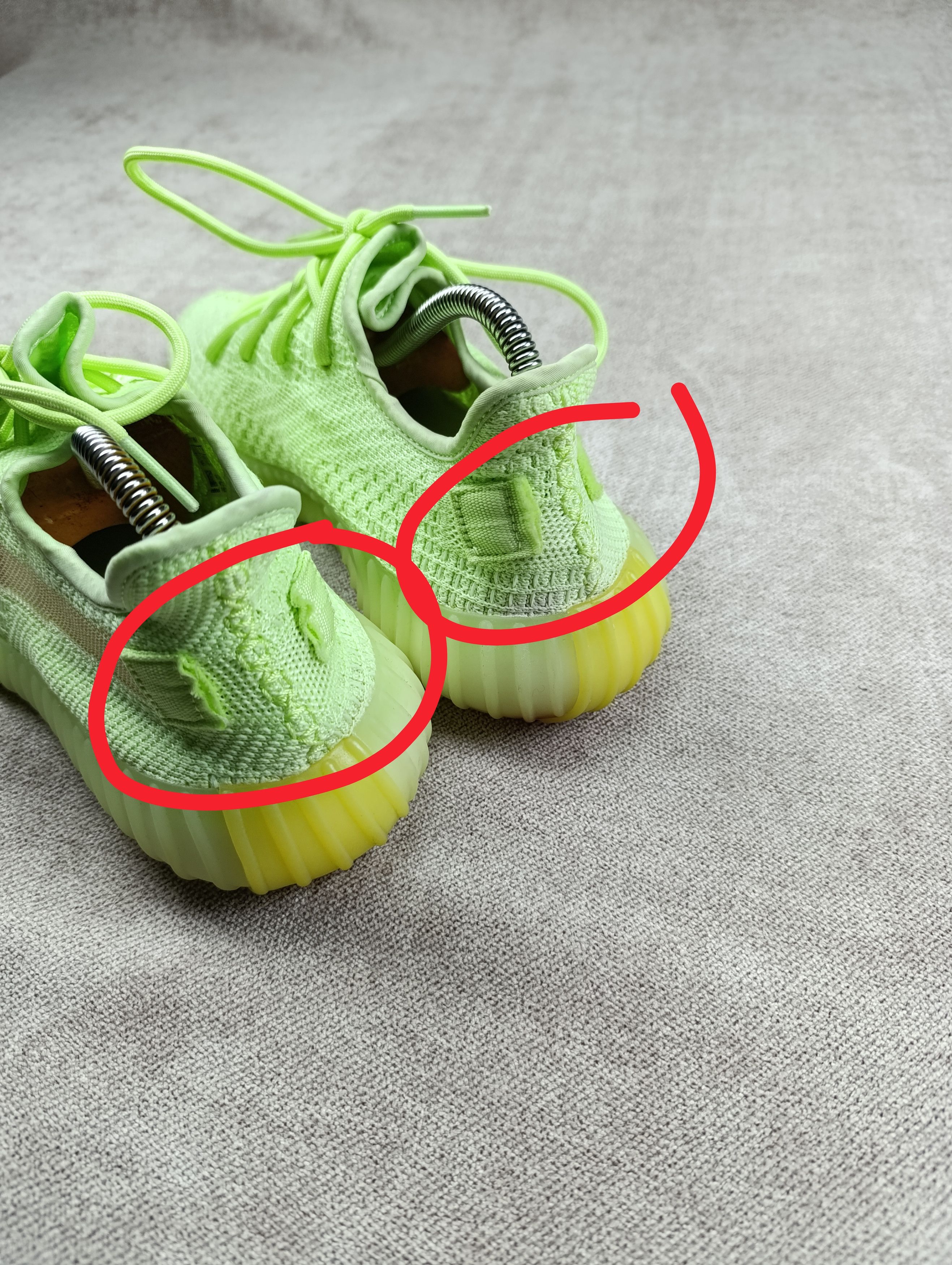 Adidas × Kanye West ADIDAS YEEZY BOOST 350 V2 GLOW EG5293 Size US 7.5 / EU 40-41 - 3 Thumbnail